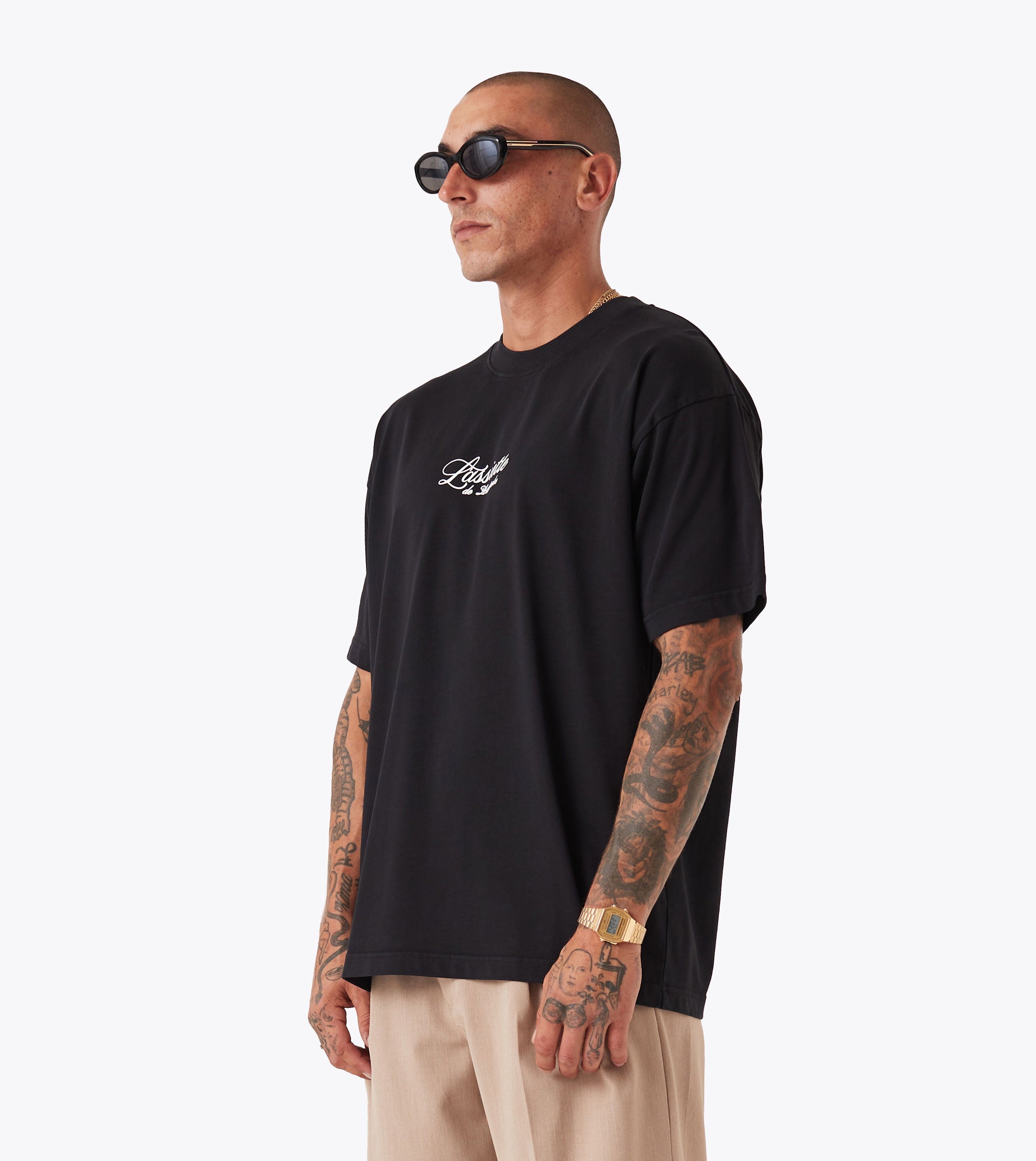 Lobster Box Tee GD Black