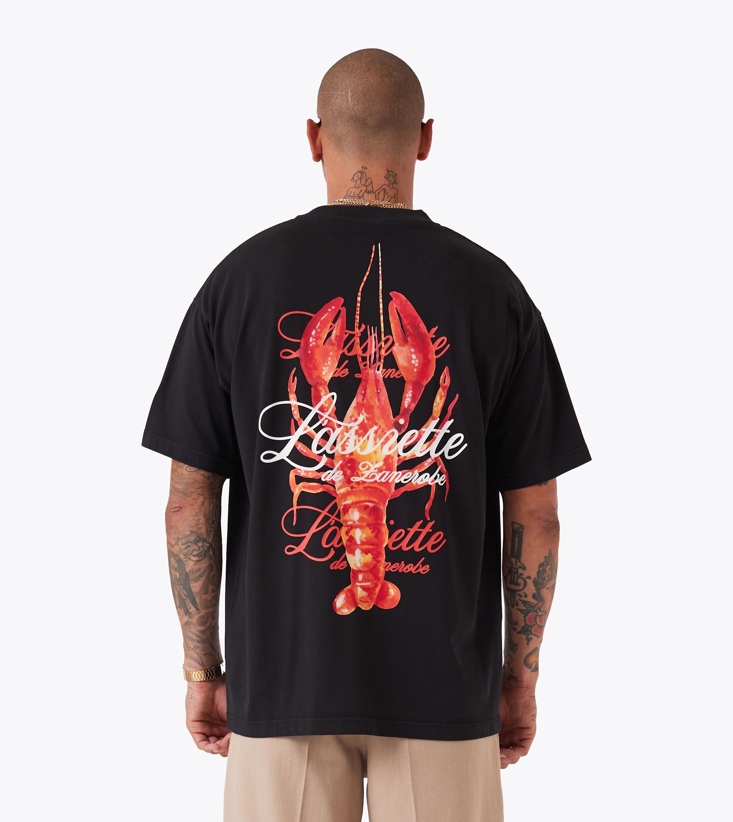 Lobster Box Tee GD Black