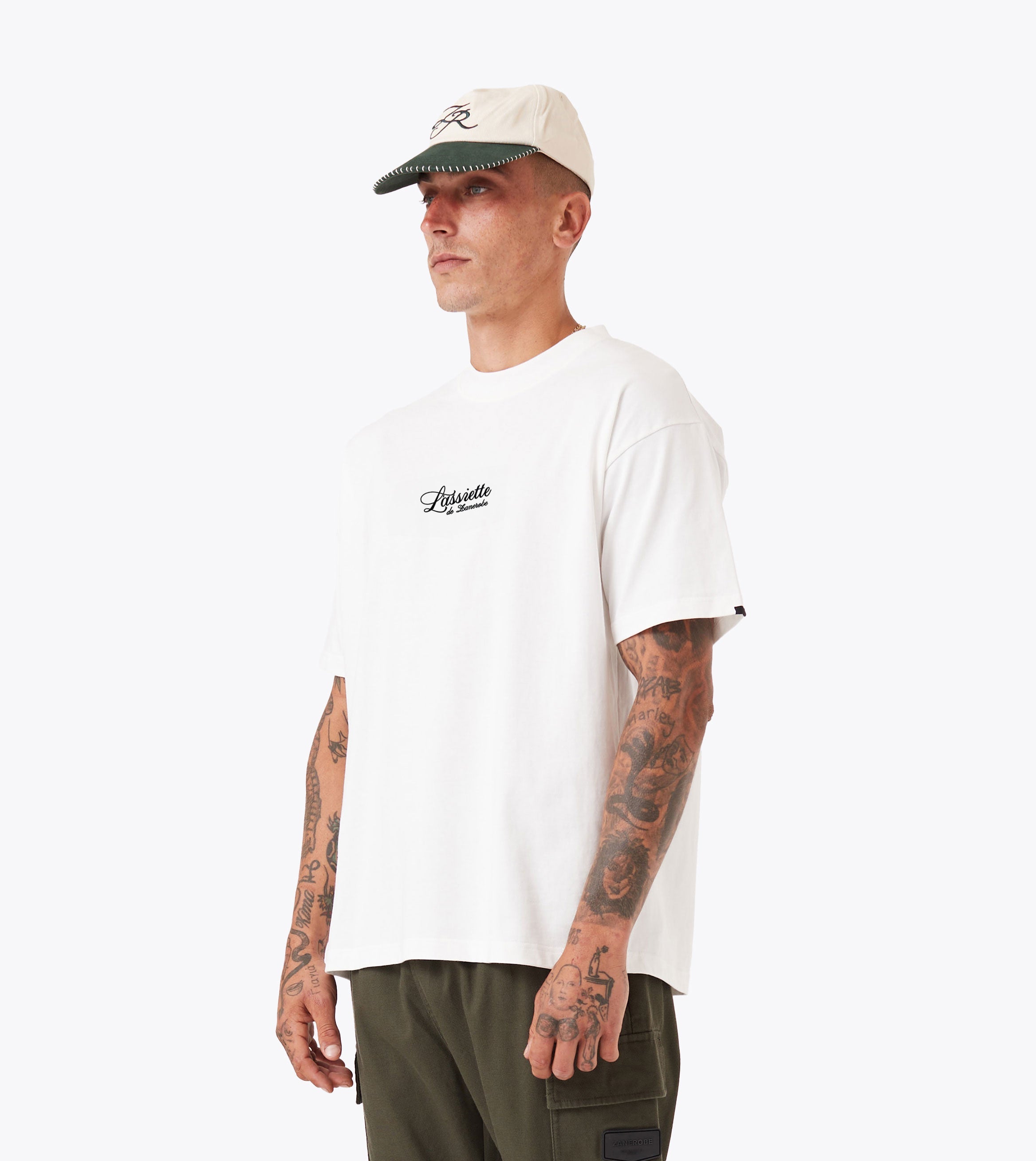 Lobster Box Tee Vintage White
