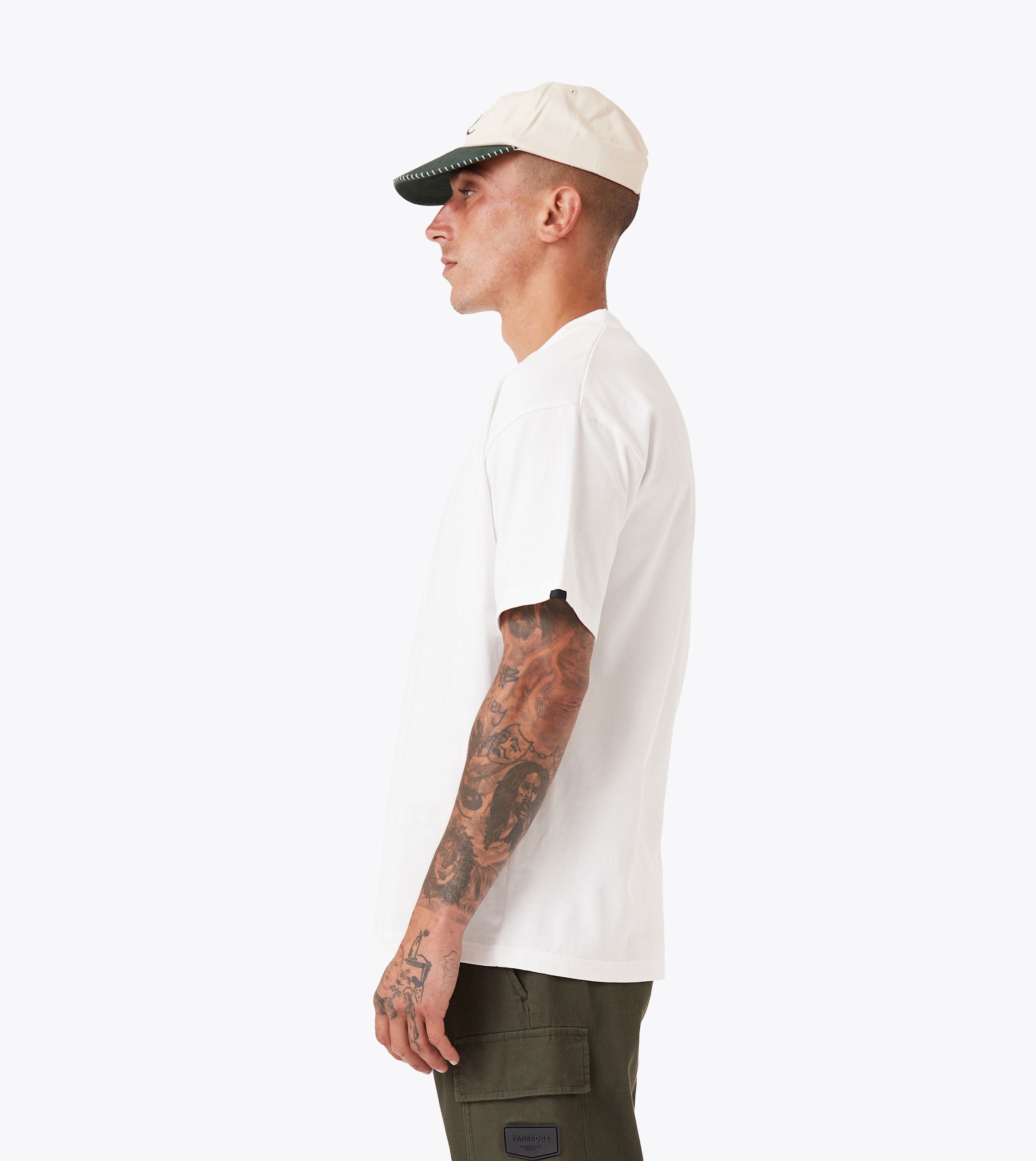 Lobster Box Tee Vintage White