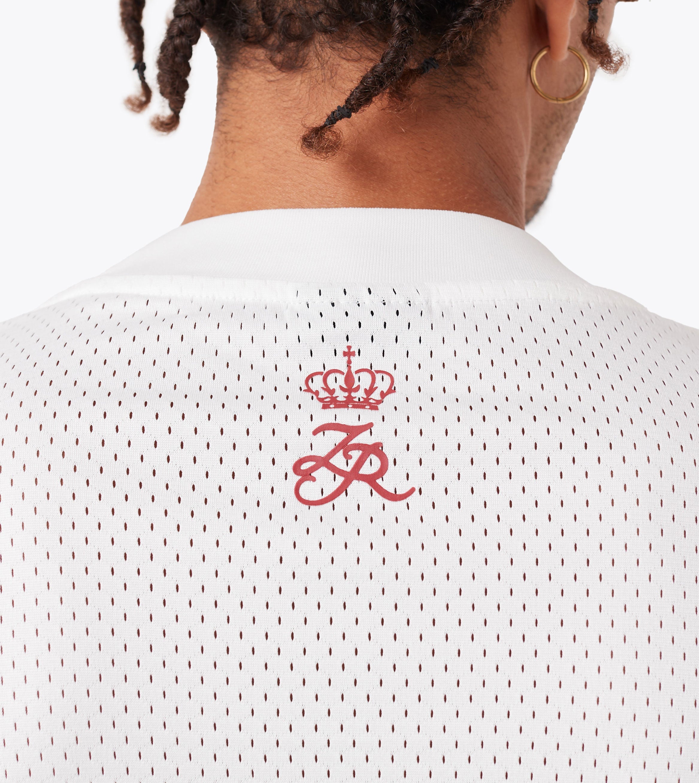 Mesh Flow Tee White