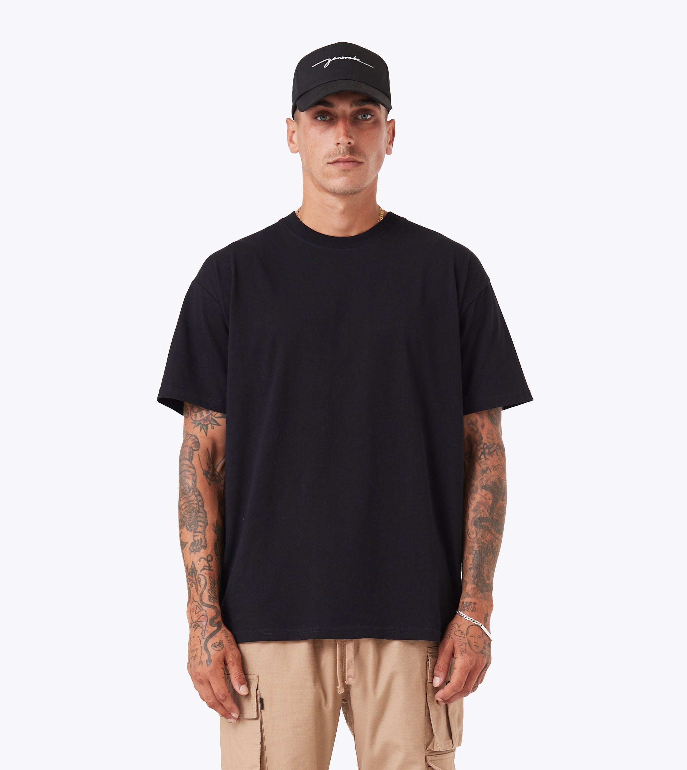 Mirror Box Tee Black