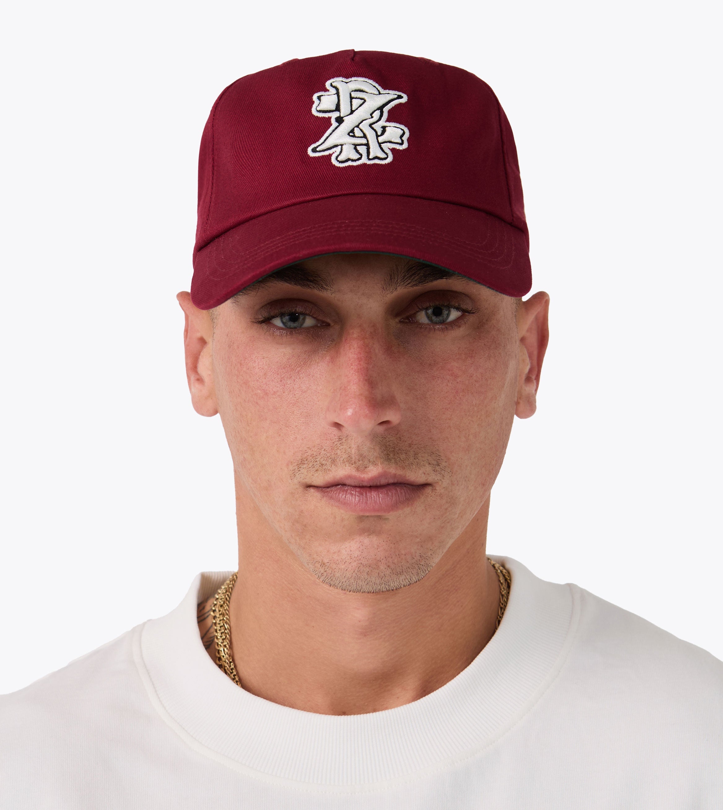 Monogram Snapback Cherry
