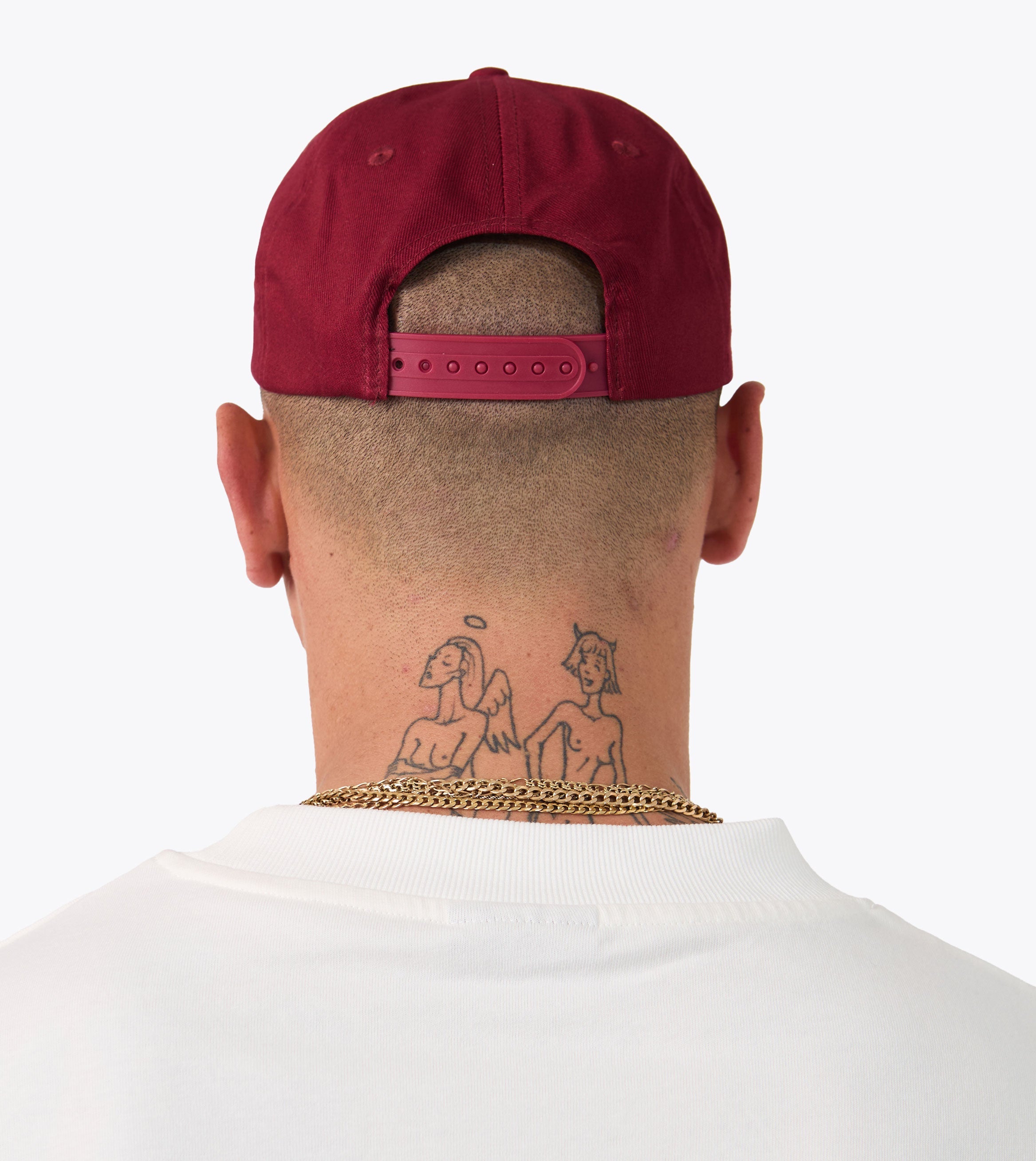 Monogram Snapback Cherry
