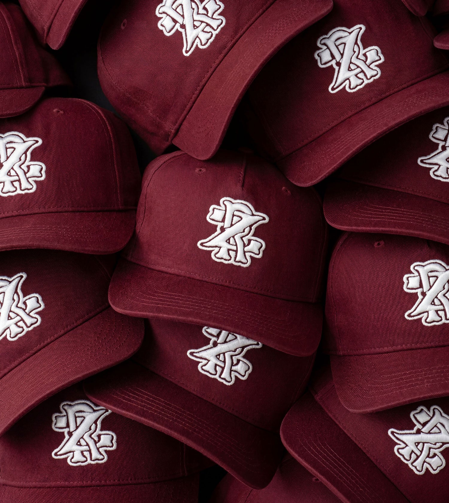 Monogram Snapback Cherry