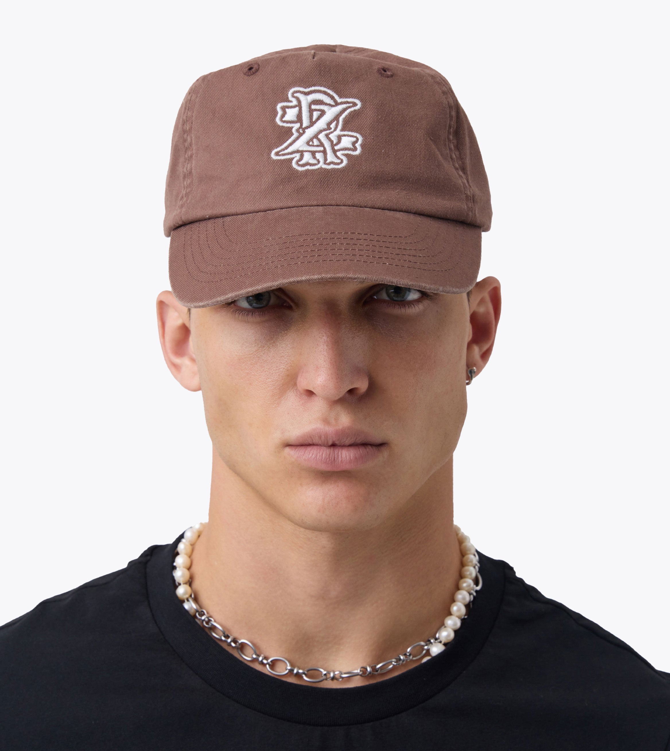 Monogram Snapback GD Choc