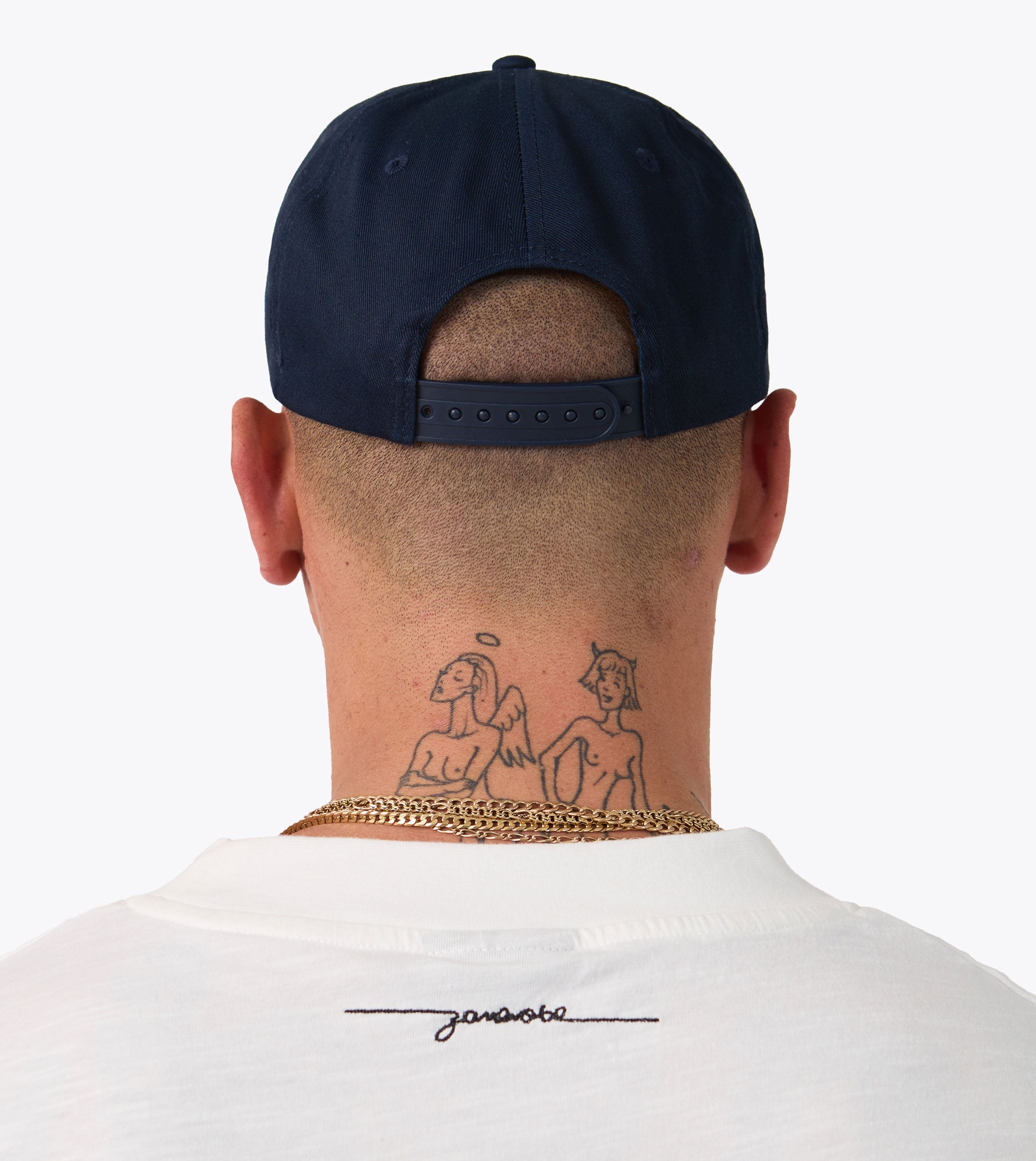 Monogram Snapback Navy