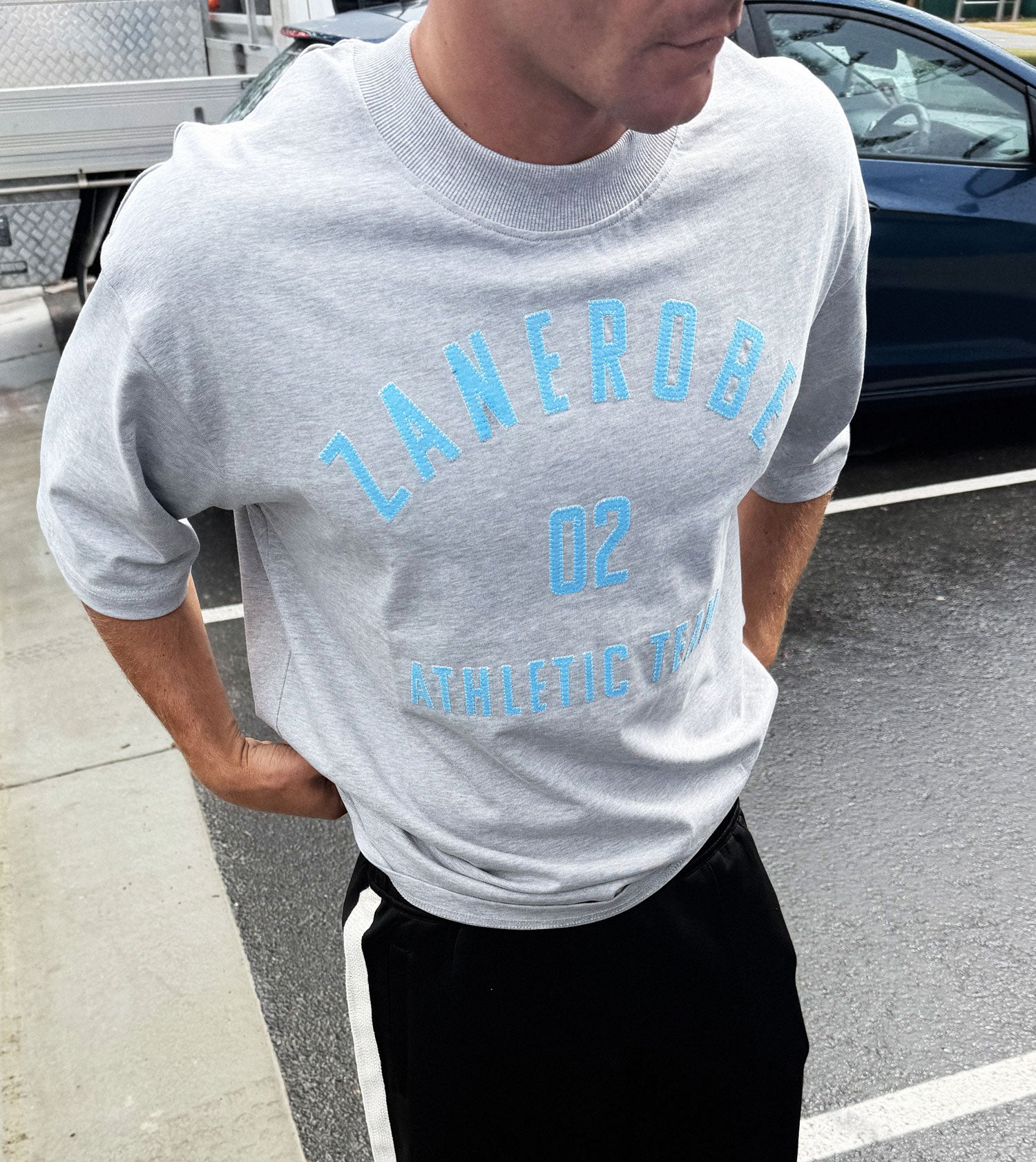 Nc Ath. Flow Tee Grey Marle