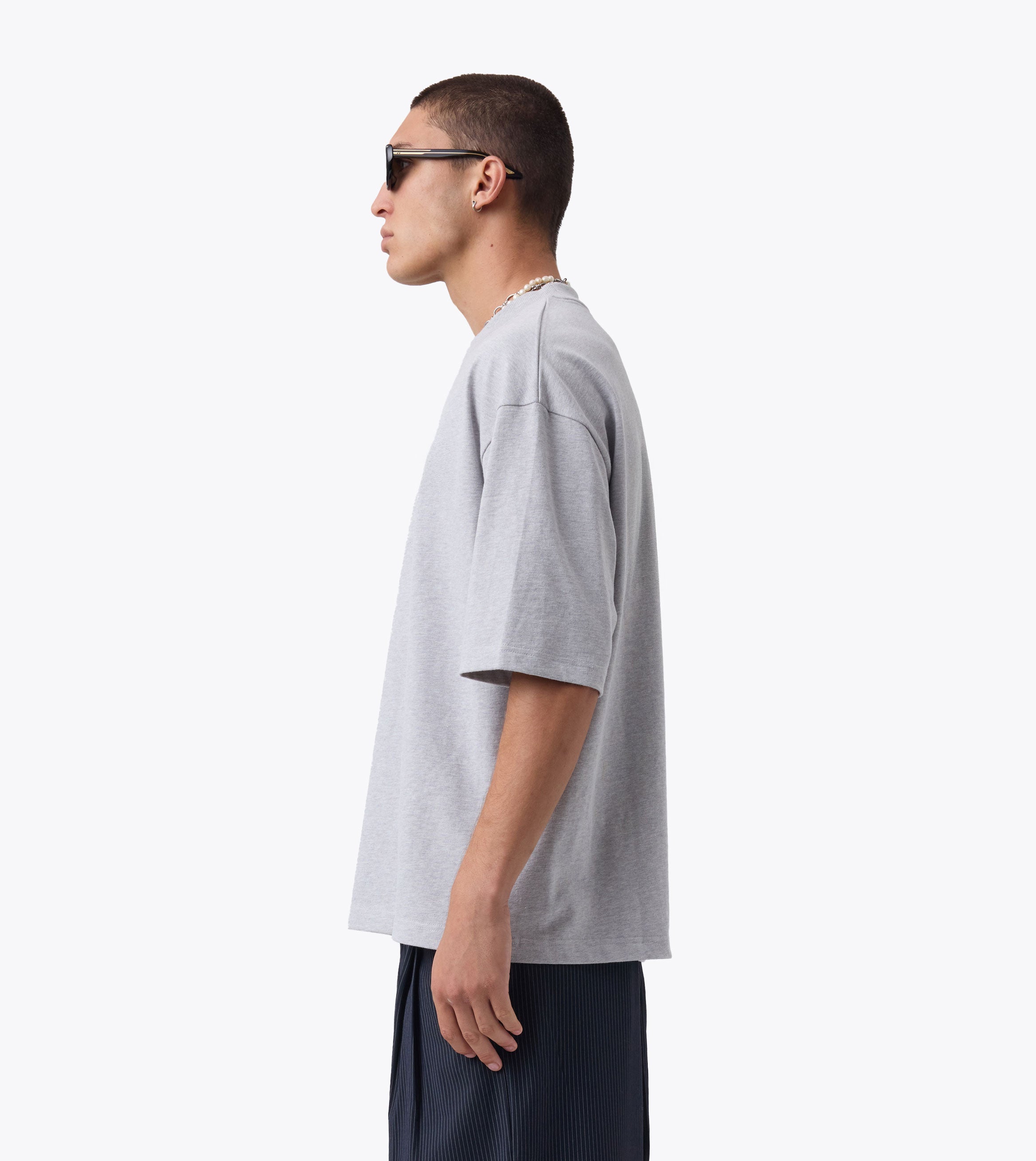 Nc Ath. Flow Tee Grey Marle