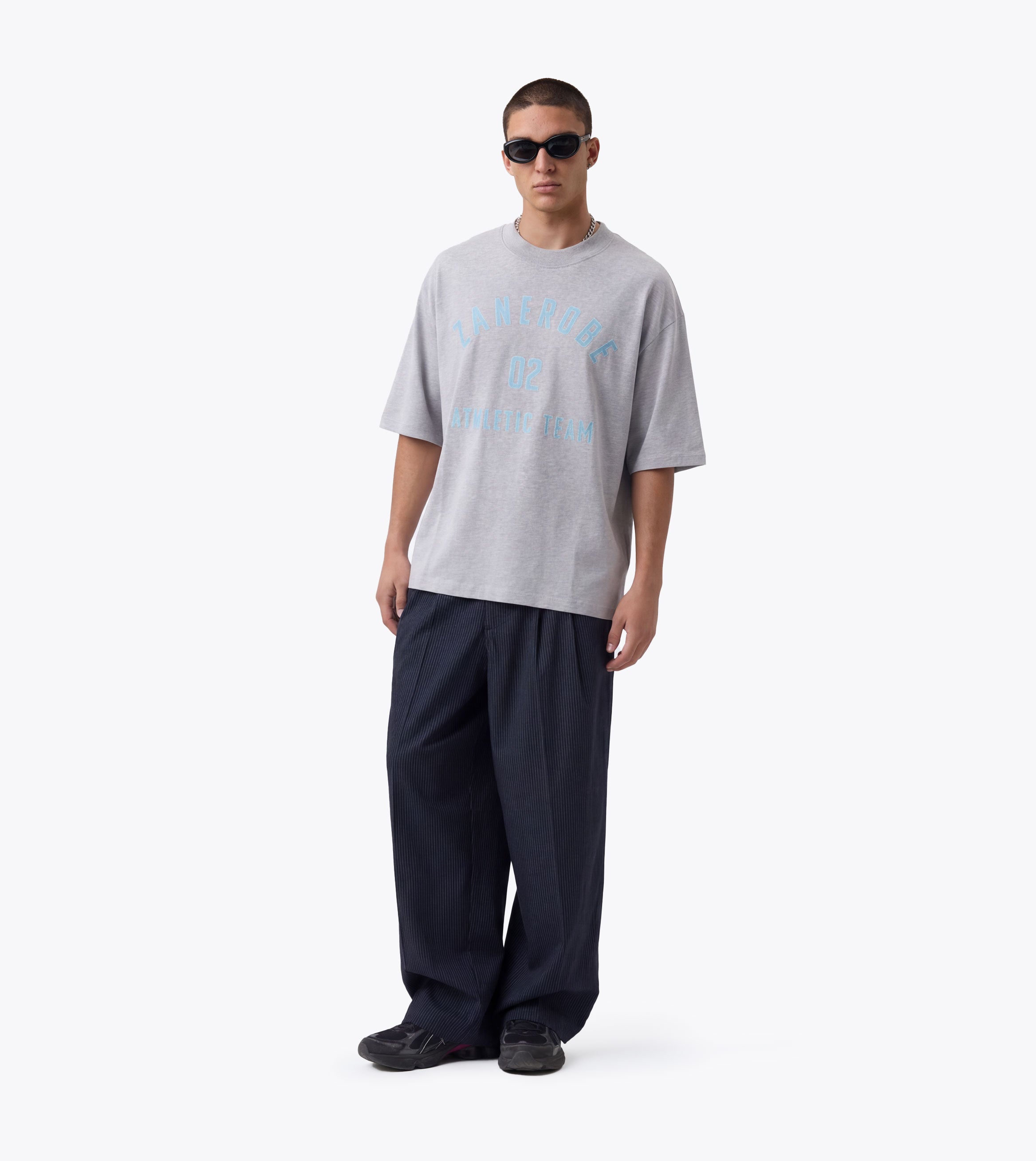 Nc Ath. Flow Tee Grey Marle