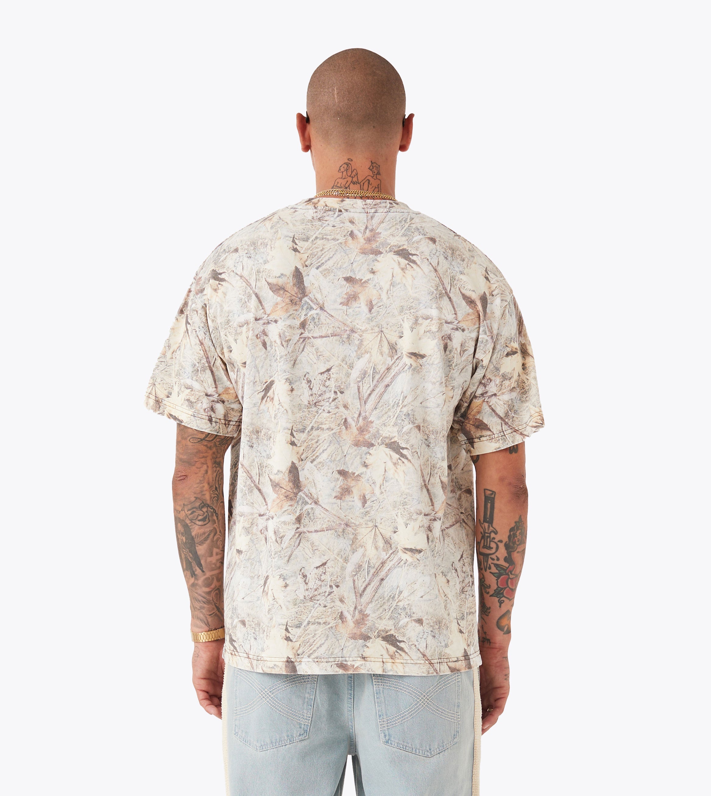 Naturalist Box Tee Washed Real Camo