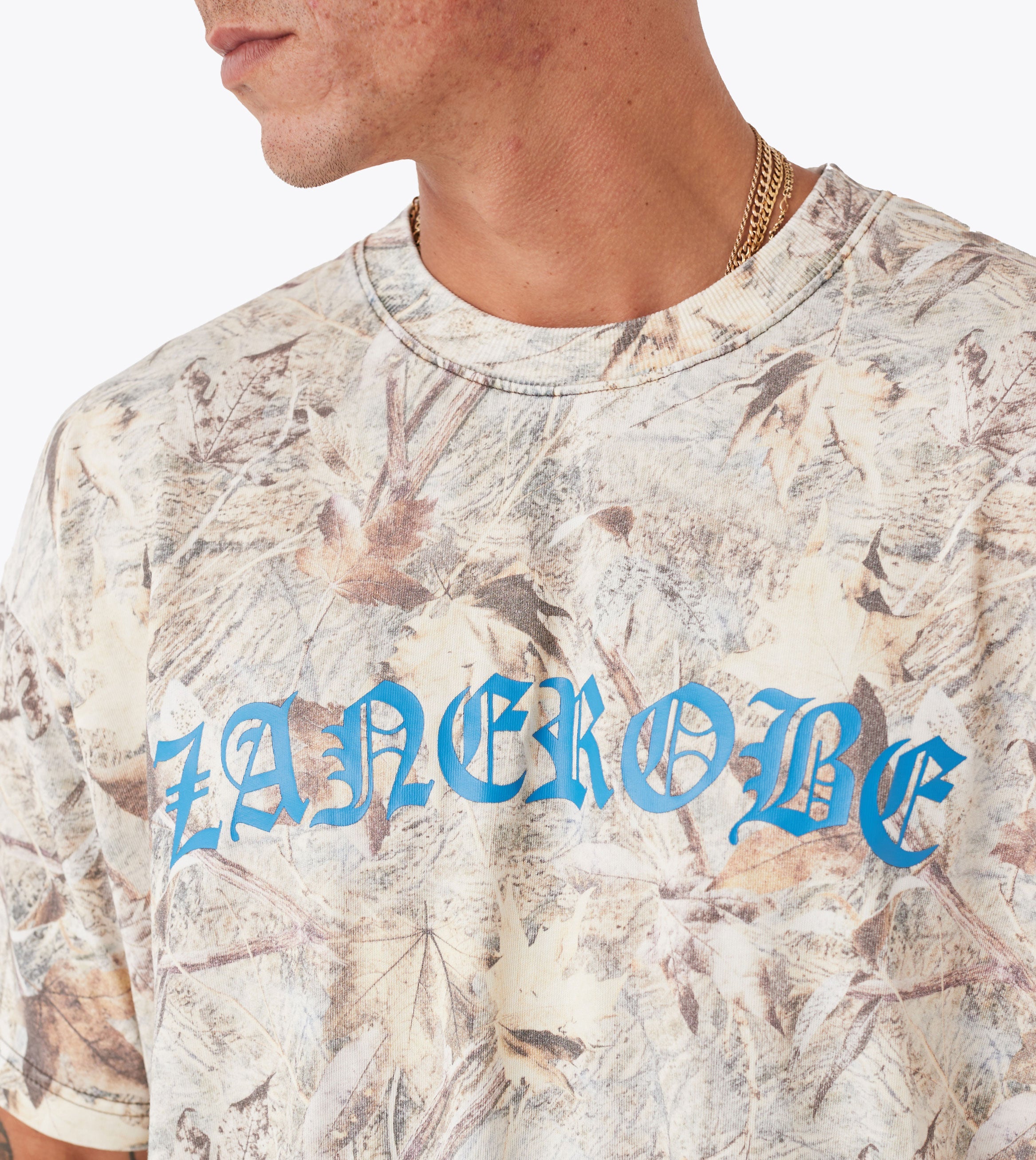 Naturalist Box Tee Washed Real Camo