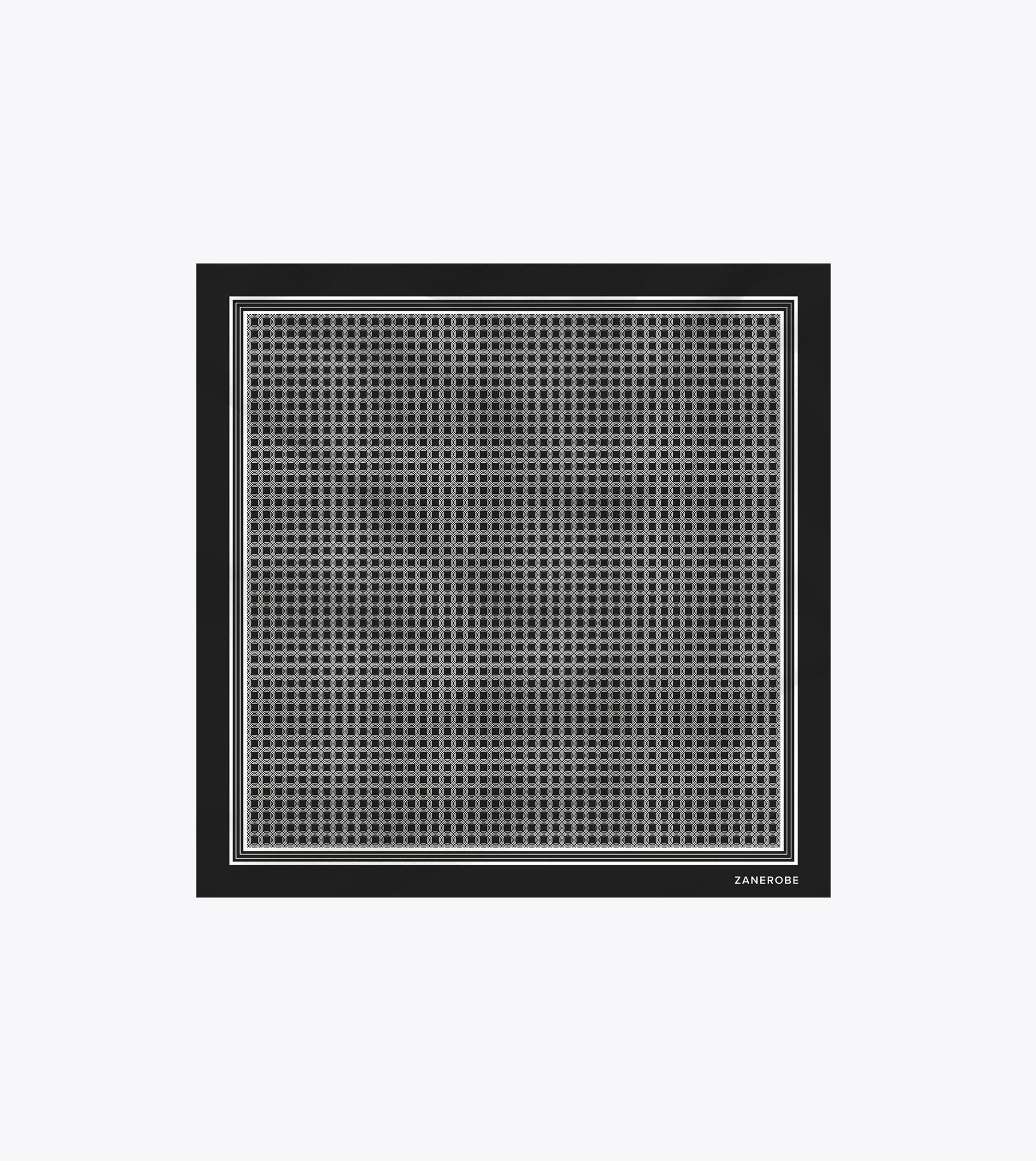 Link-Up Neck Scarf Black/White