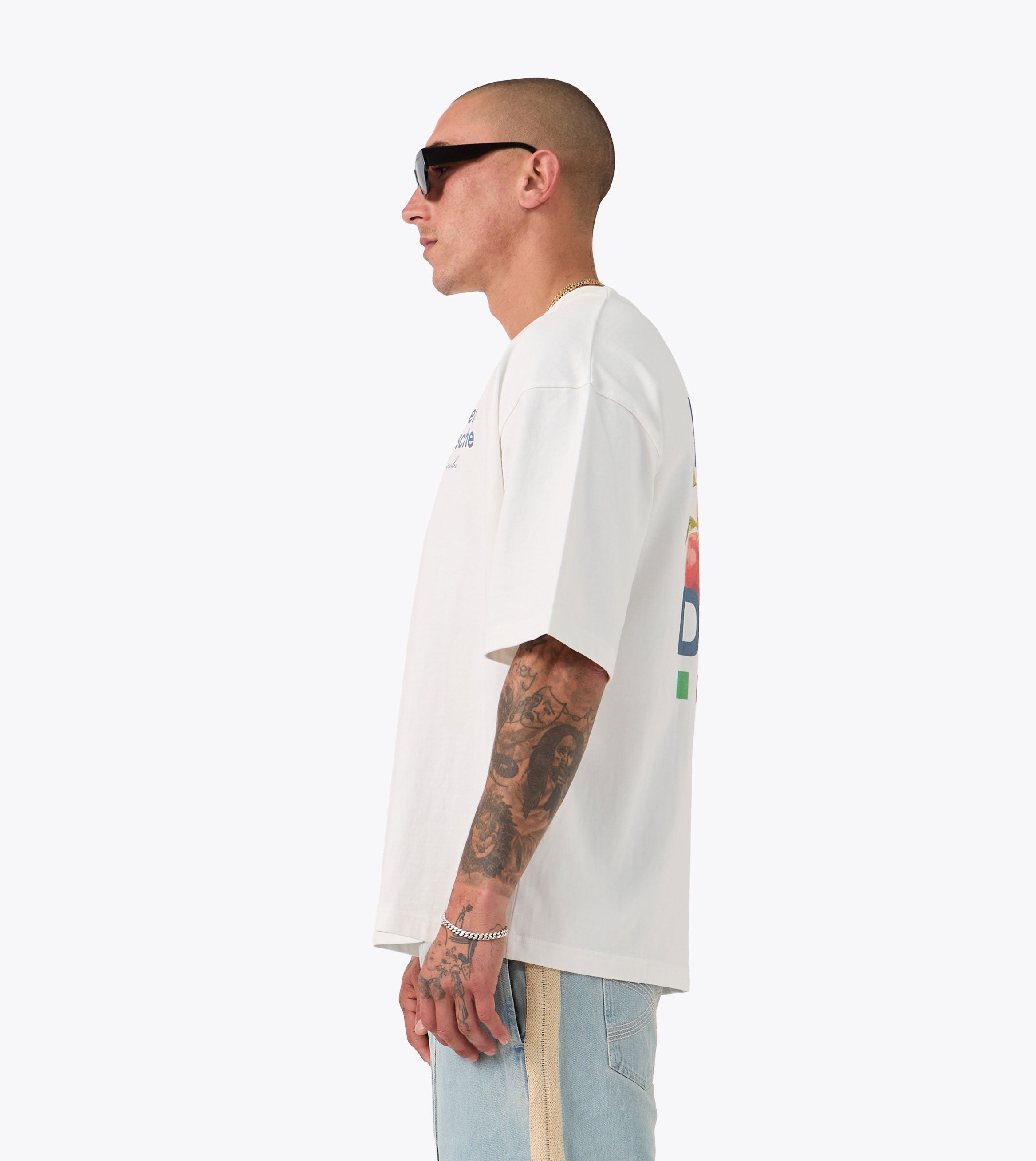 Pesche Flow Tee Vintage White