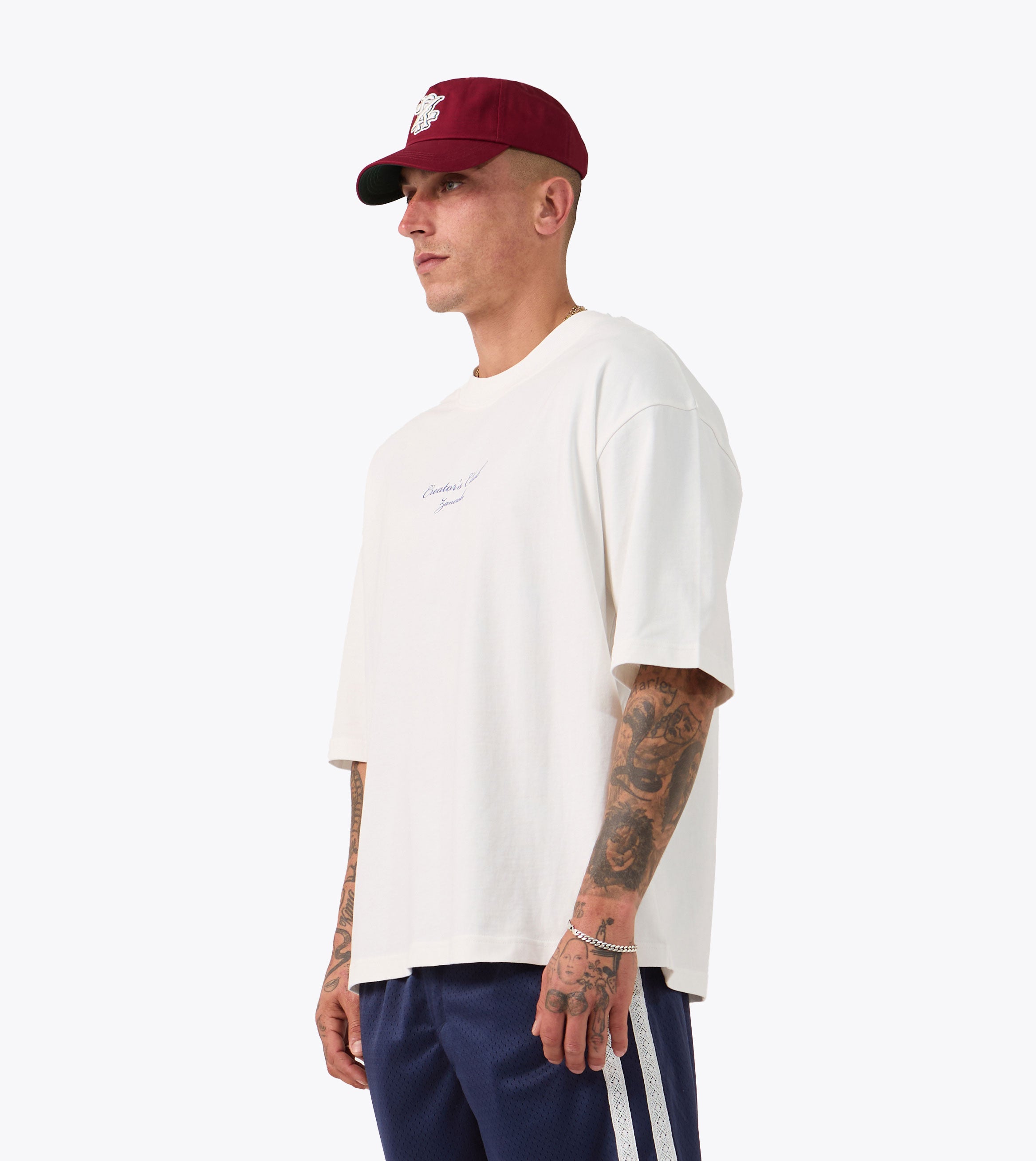 Piano Flow Tee Vintage White