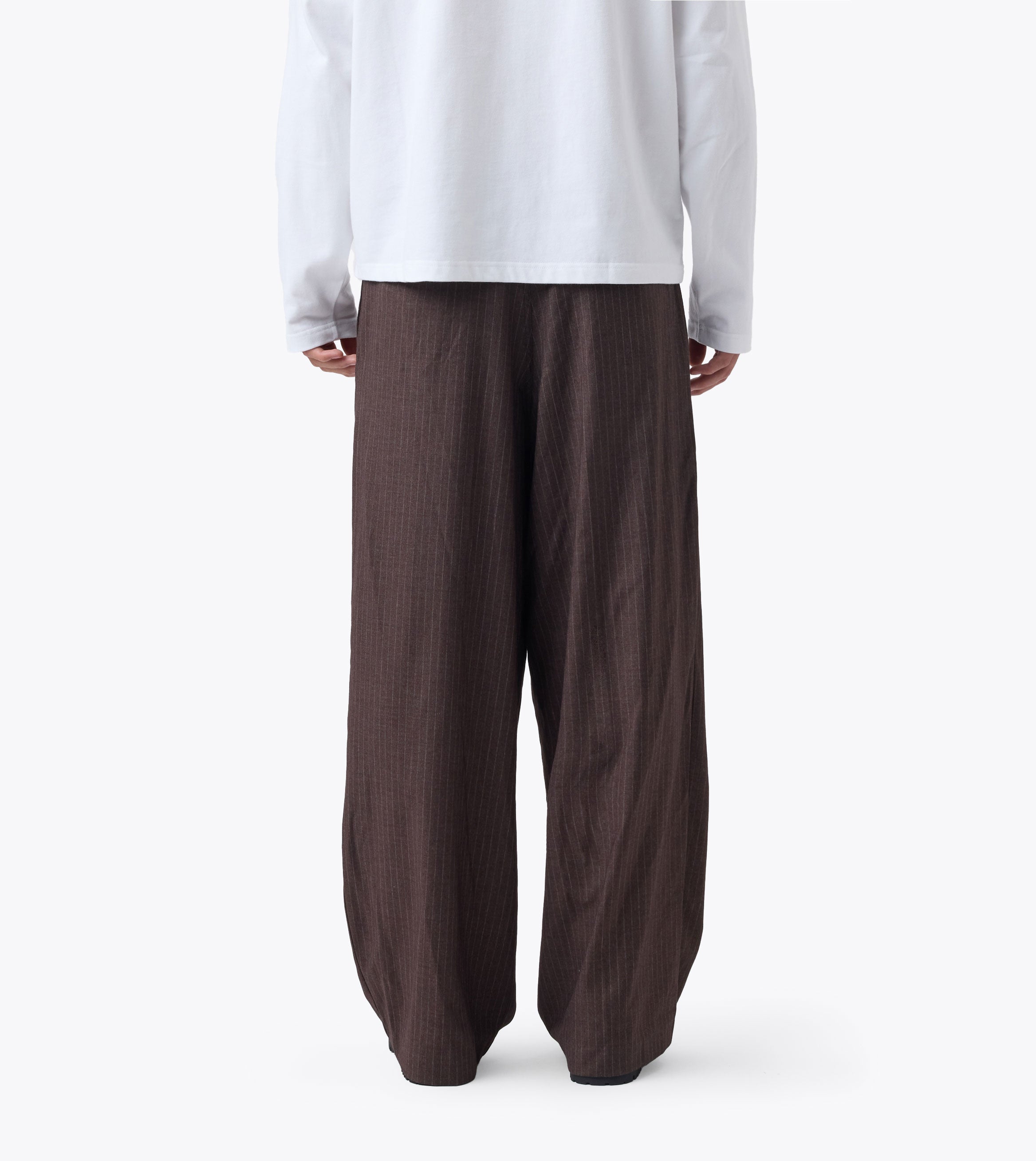 Pinstripe Mega Pant Choc Stripe - Coming Soon