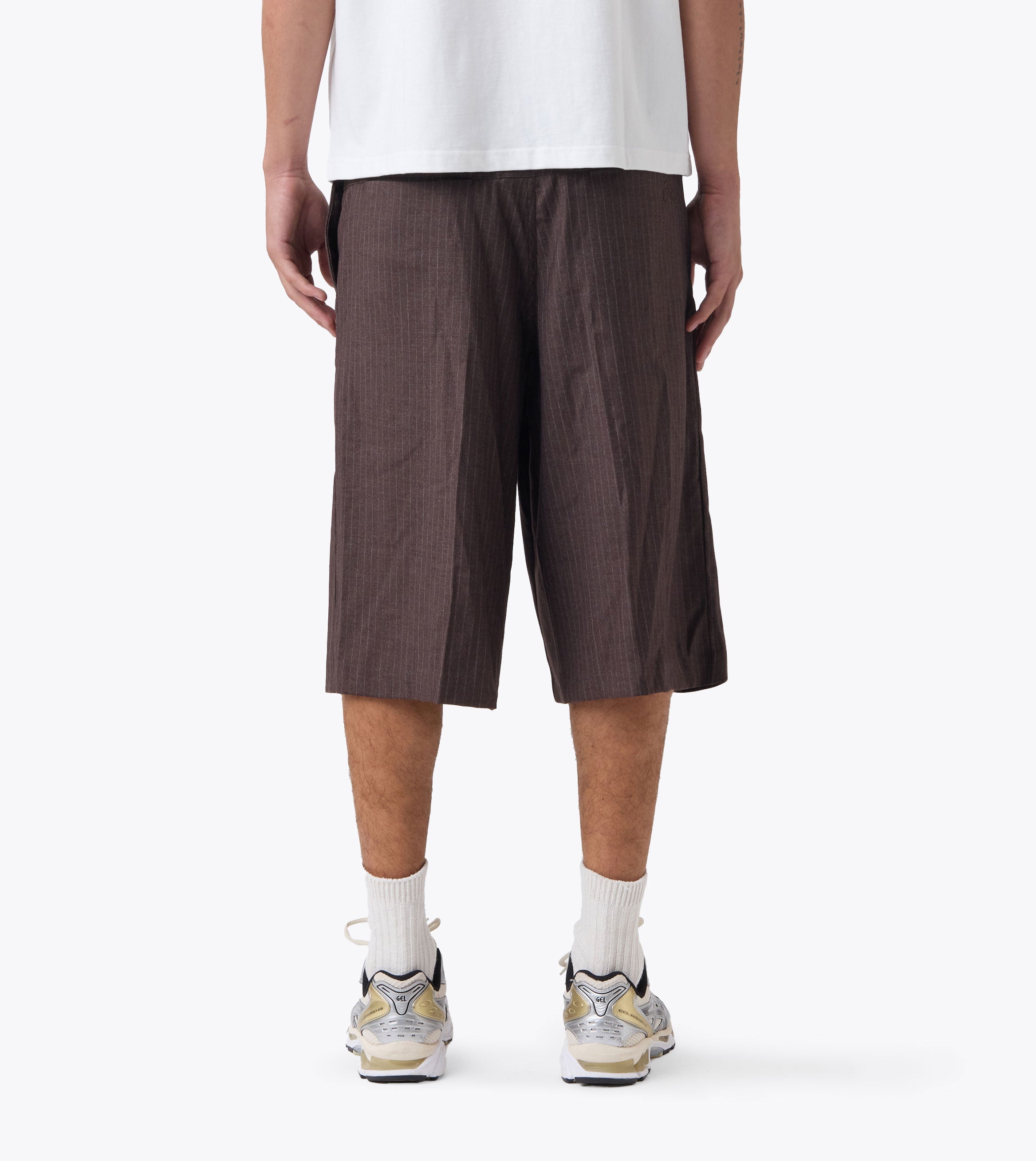 Pinstripe Mega Short Choc Stripe - Coming Soon