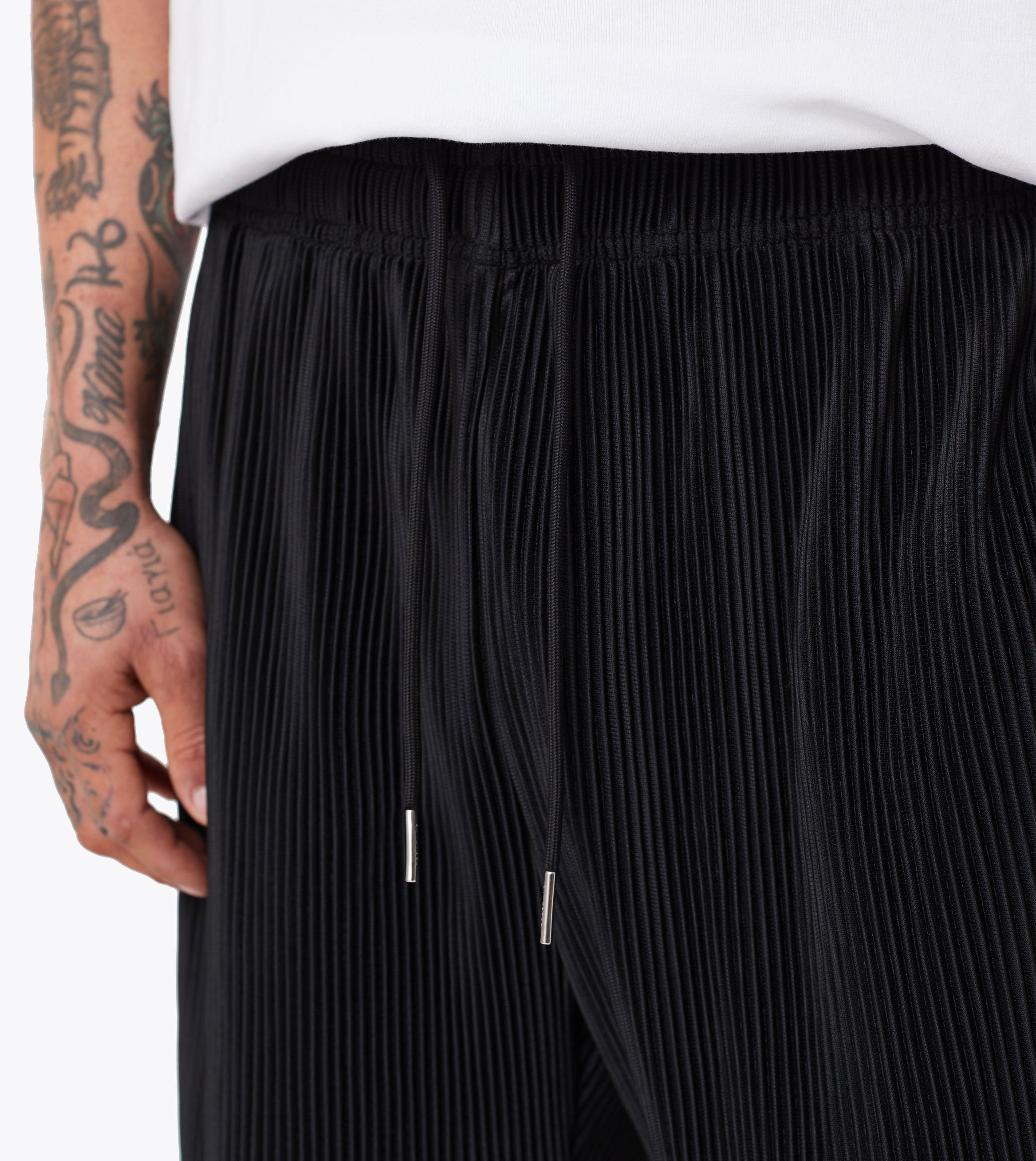 Pleated Pant Black