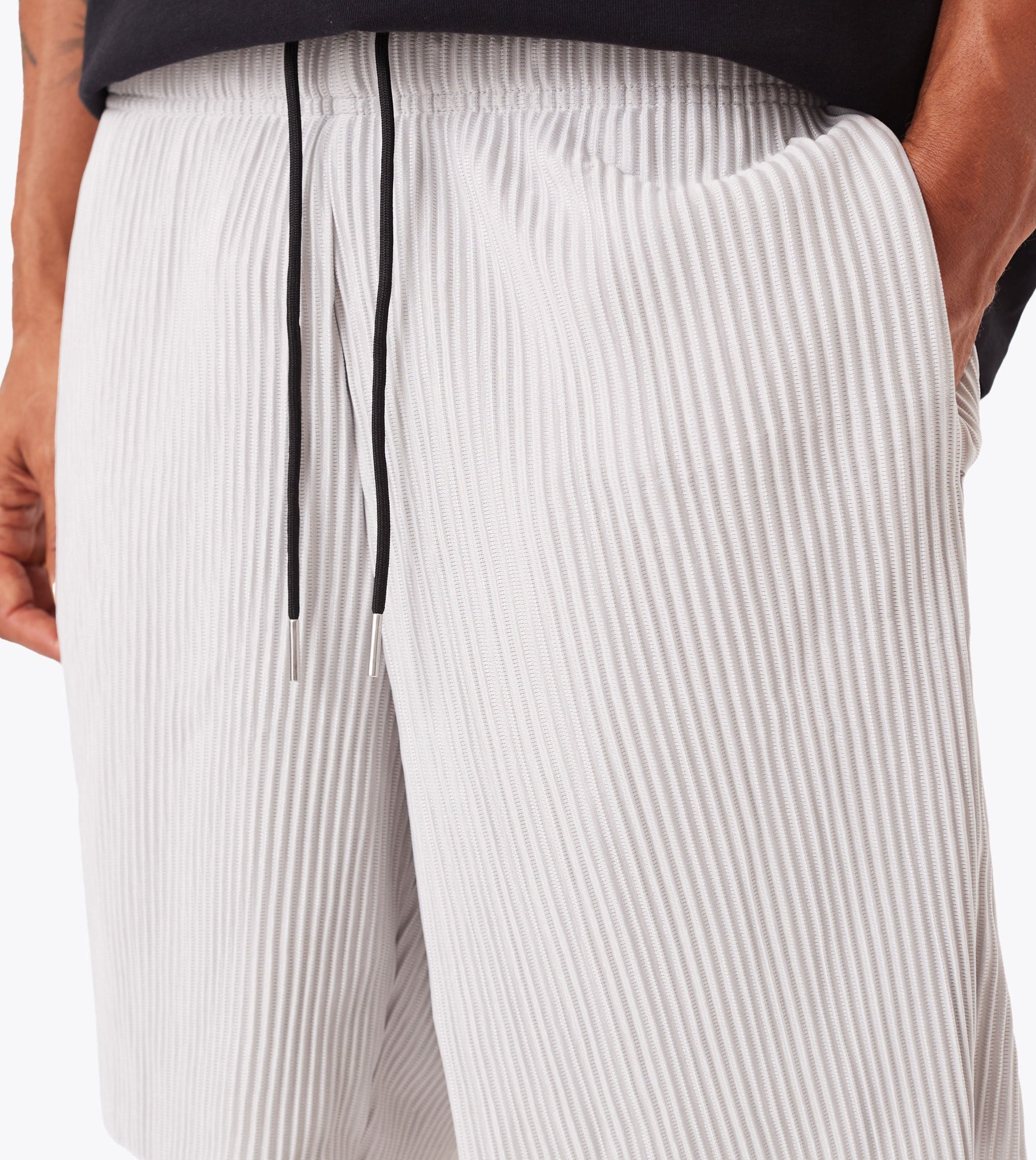 Pleated Pant Cement