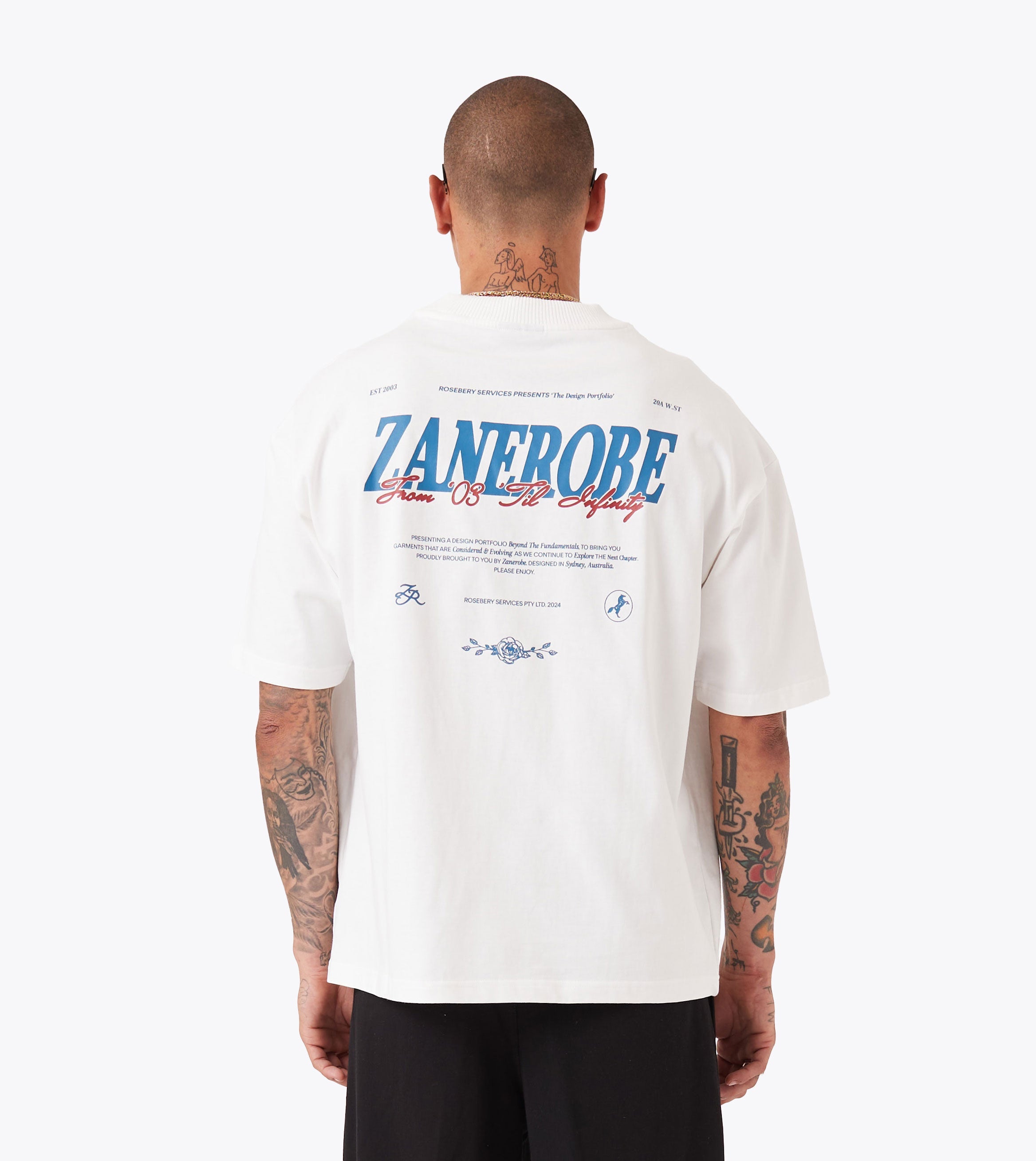 Portfolio Lounge Tee Vintage White