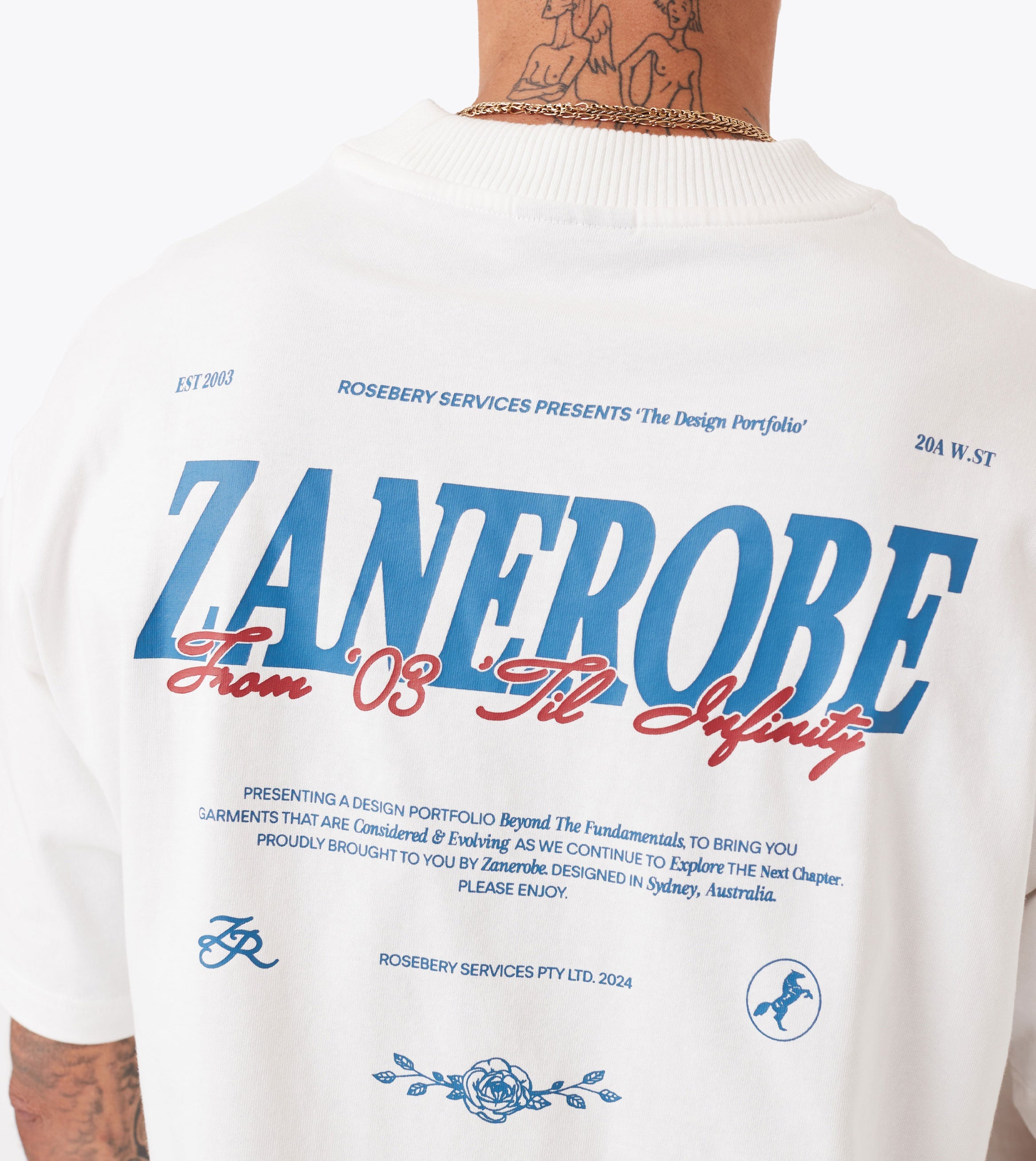 Portfolio Lounge Tee Vintage White