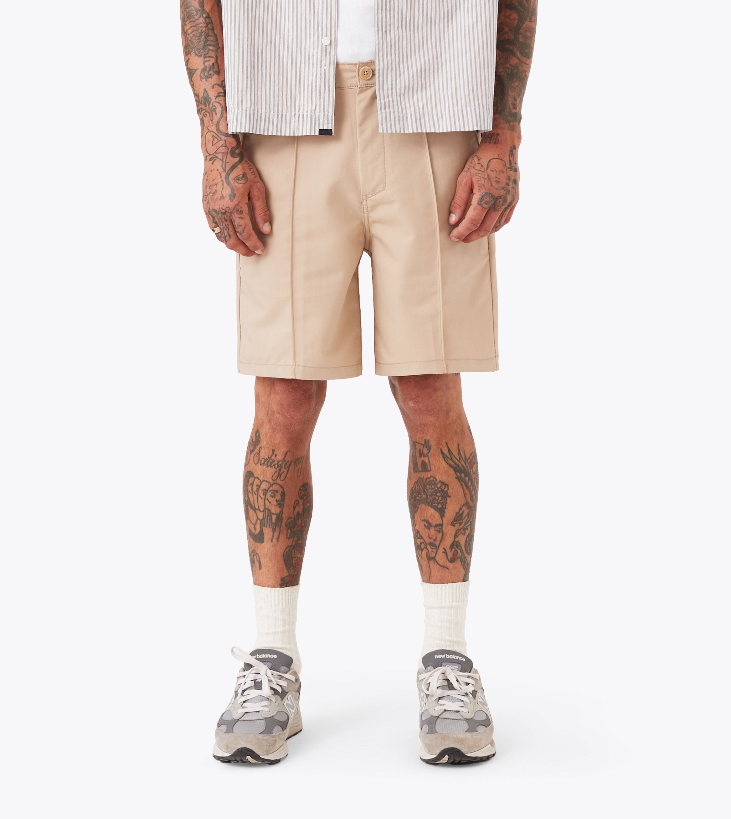 Provence Pintuck Short Sandstone