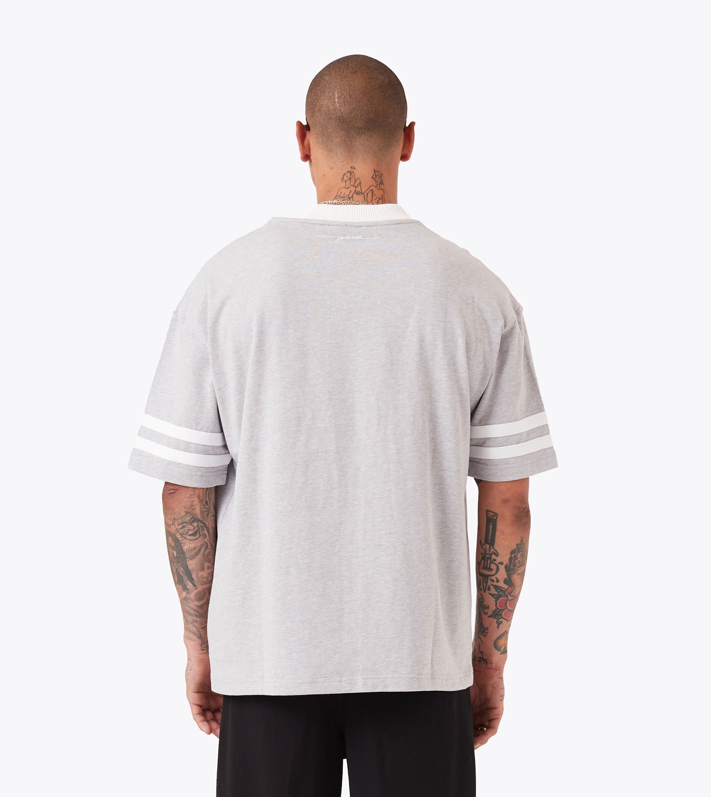 QB Lounge Tee Grey Marle