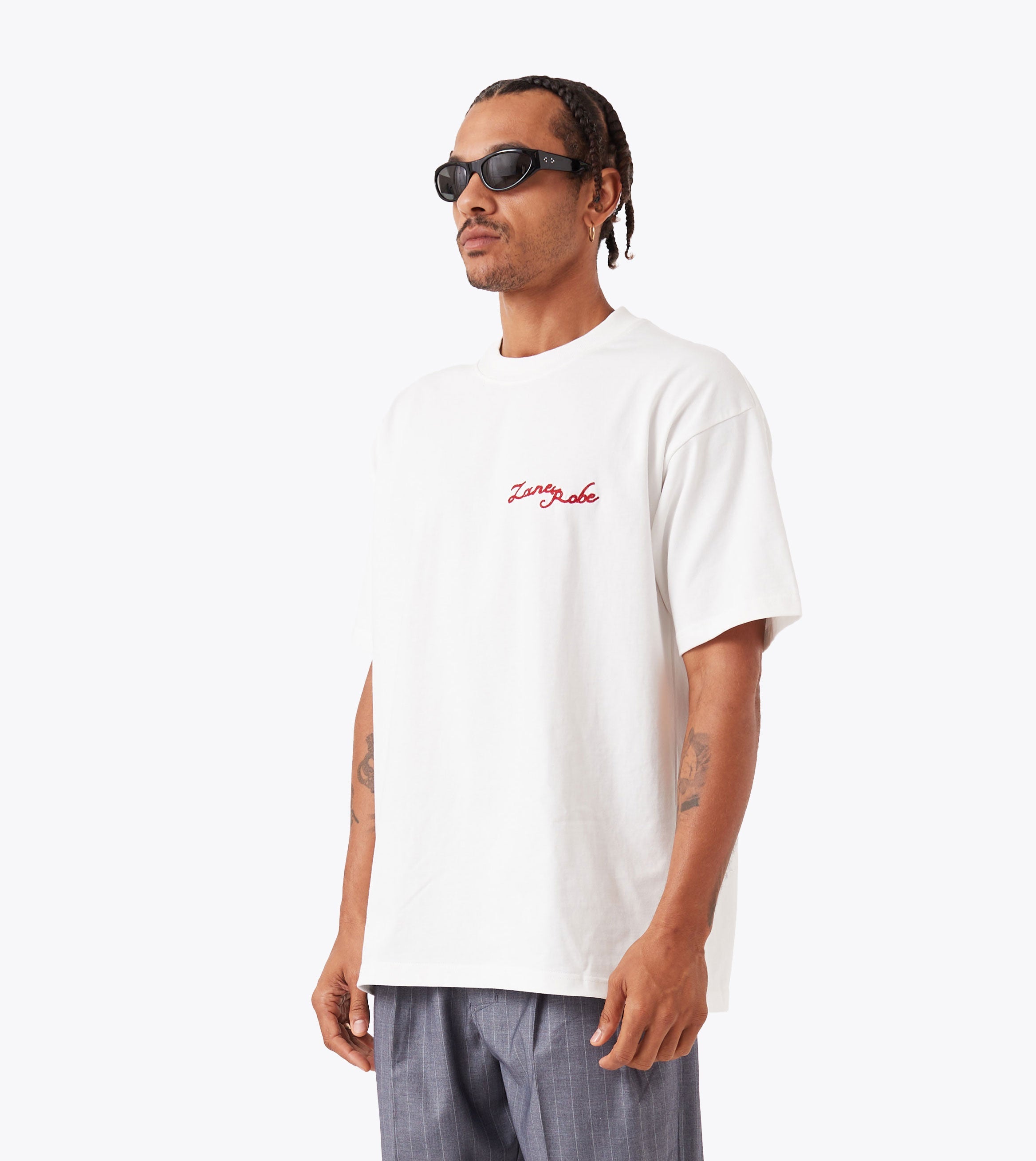 Rope Box Tee Vintage White