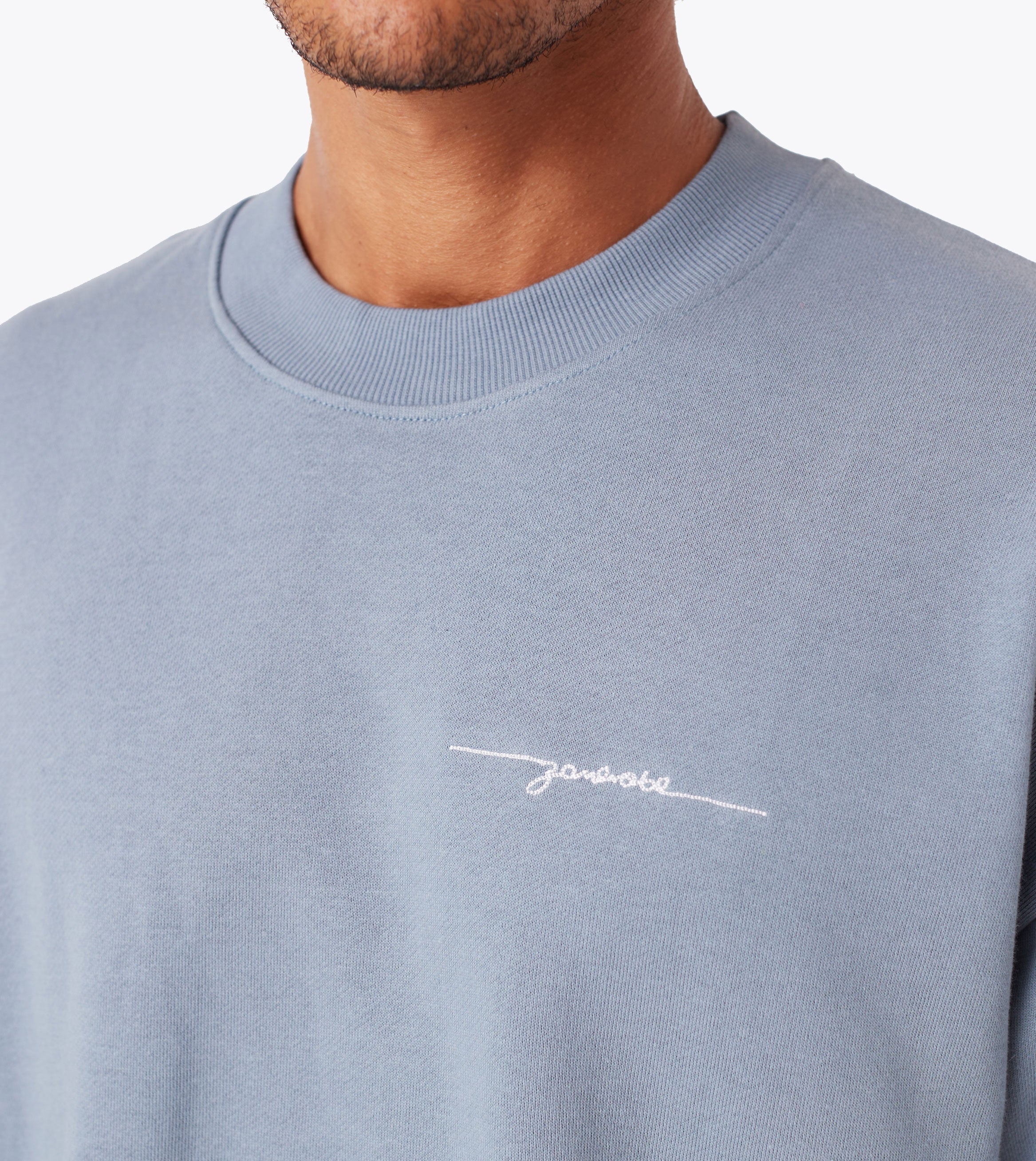 Rugger Fleece Tee Steel