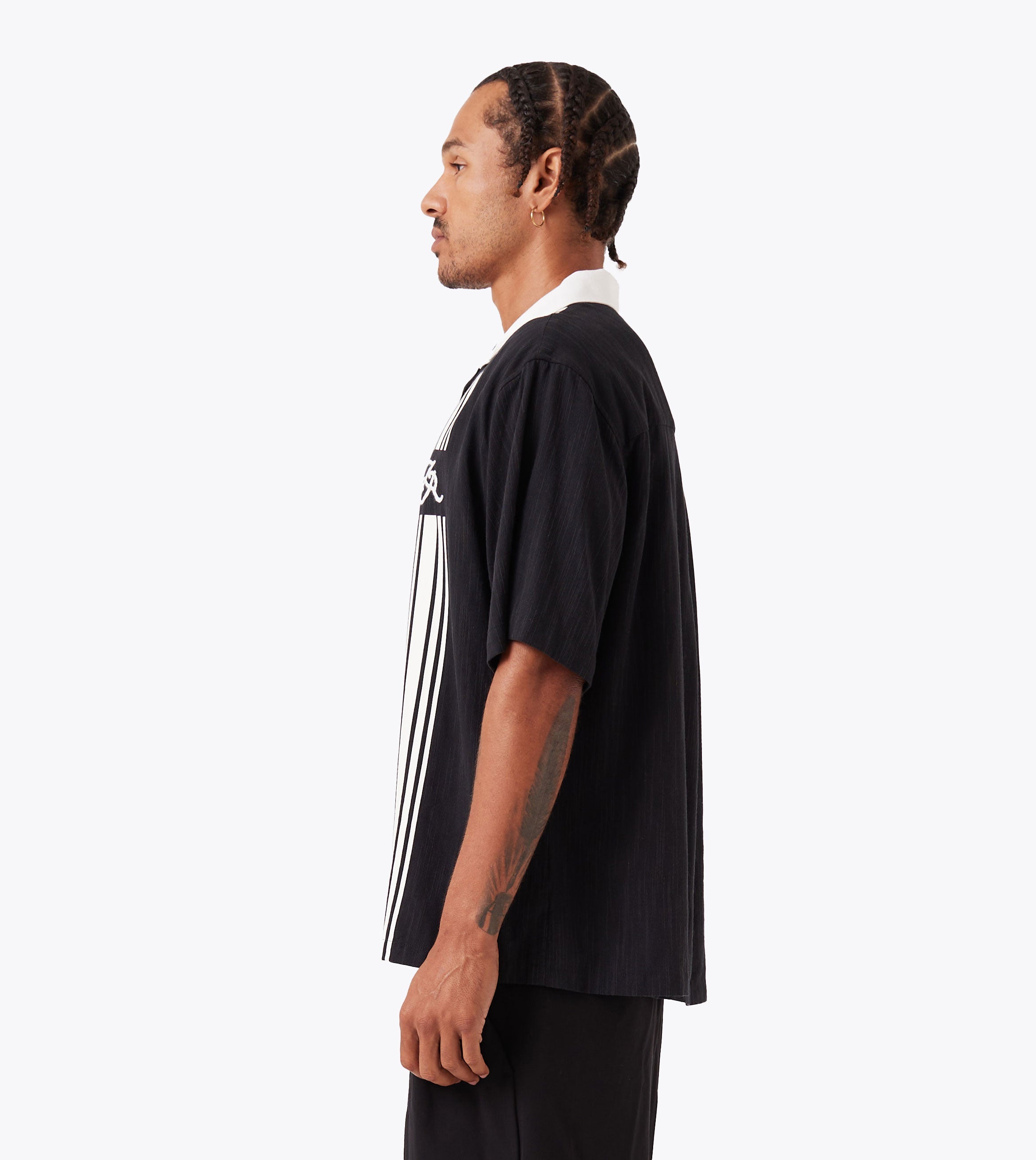 Bowling SS Shirt Black/White