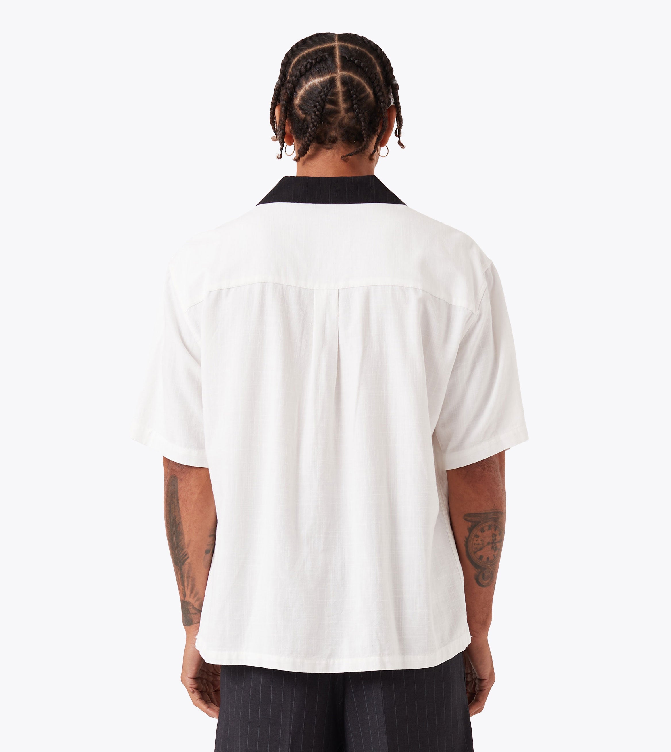 Bowling SS Shirt White/Black
