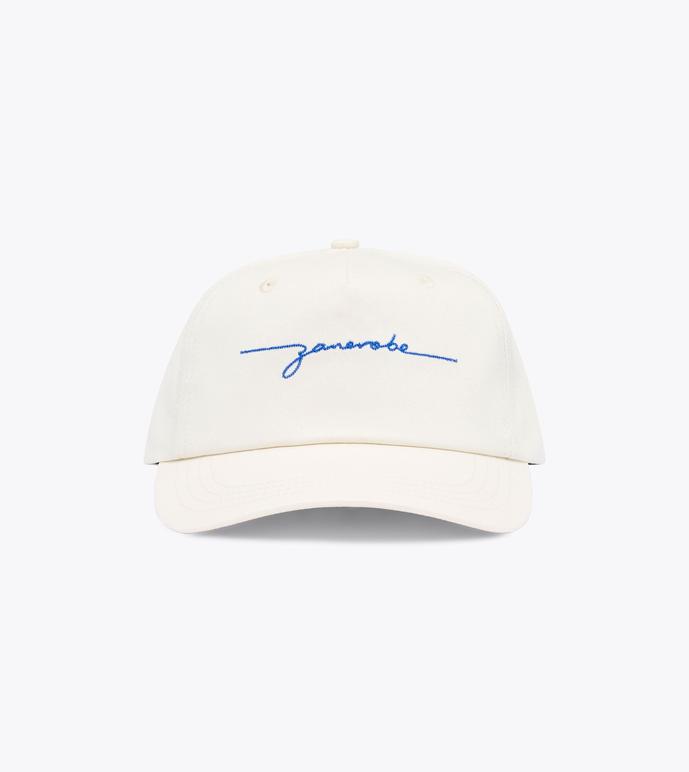 Script Snapback Vintage White