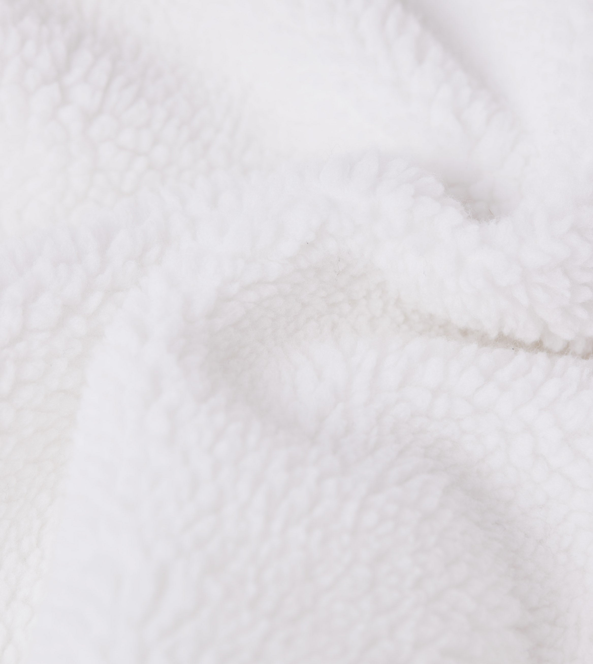 Ski Shearling Hoodie White/Forest