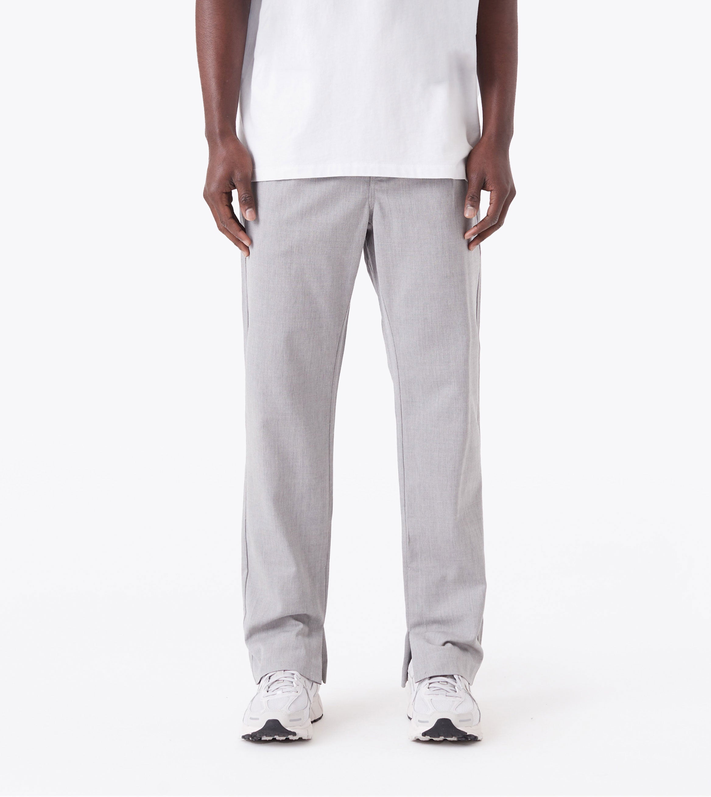 Split Pant Lt Grey Marle
