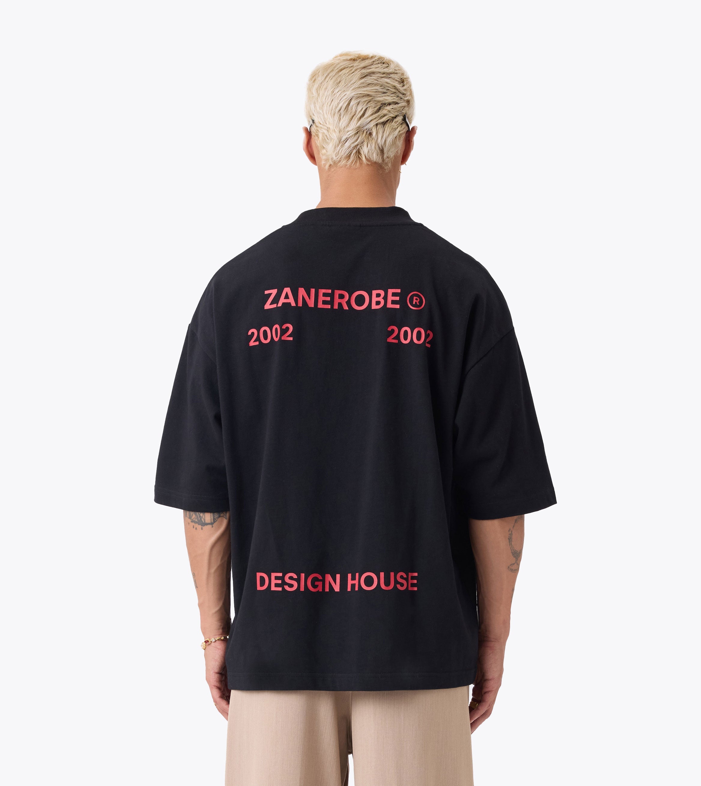 Stacked Flow Tee Black - Coming Soon