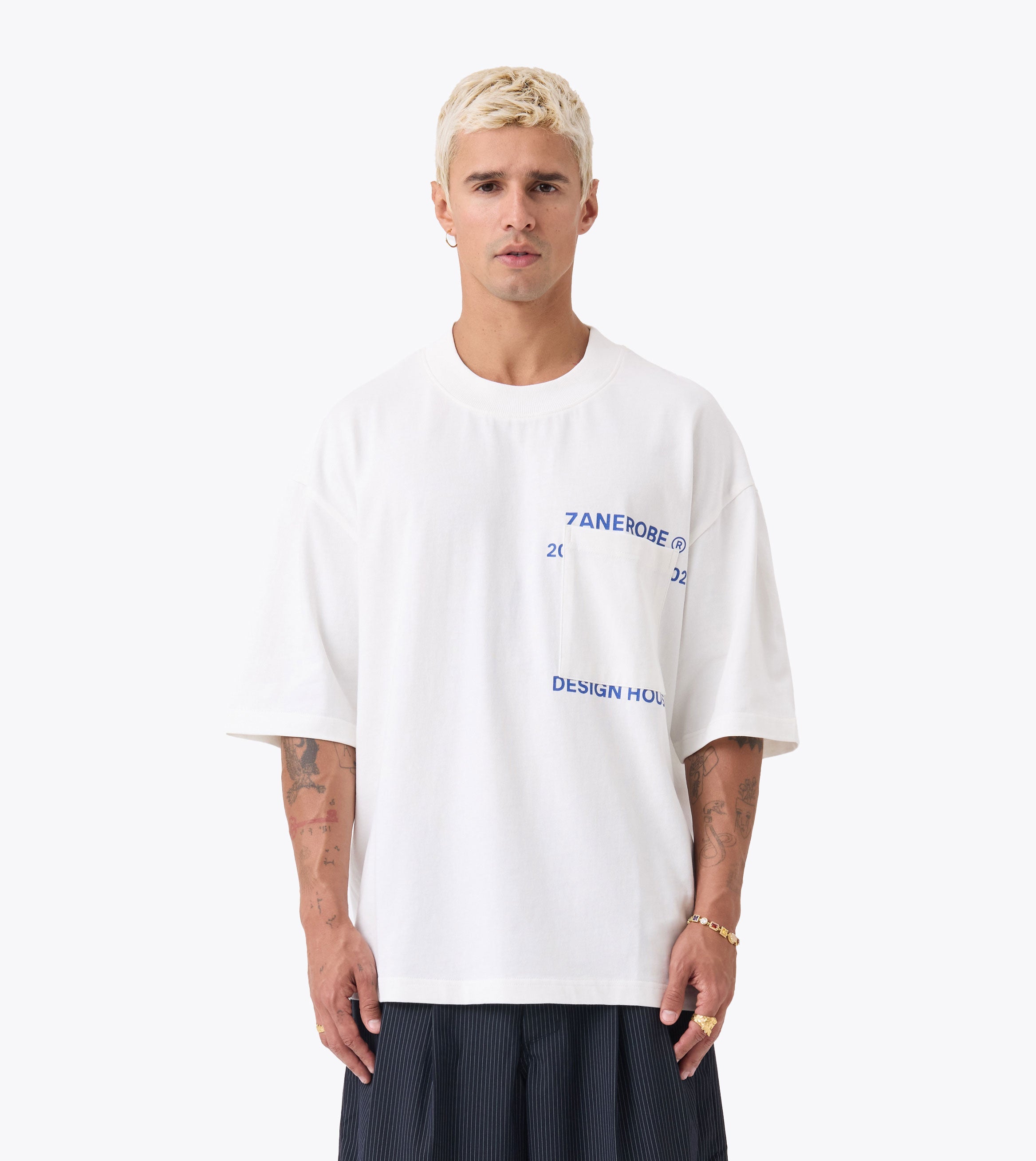 Stacked Flow Tee Vintage White - Coming Soon