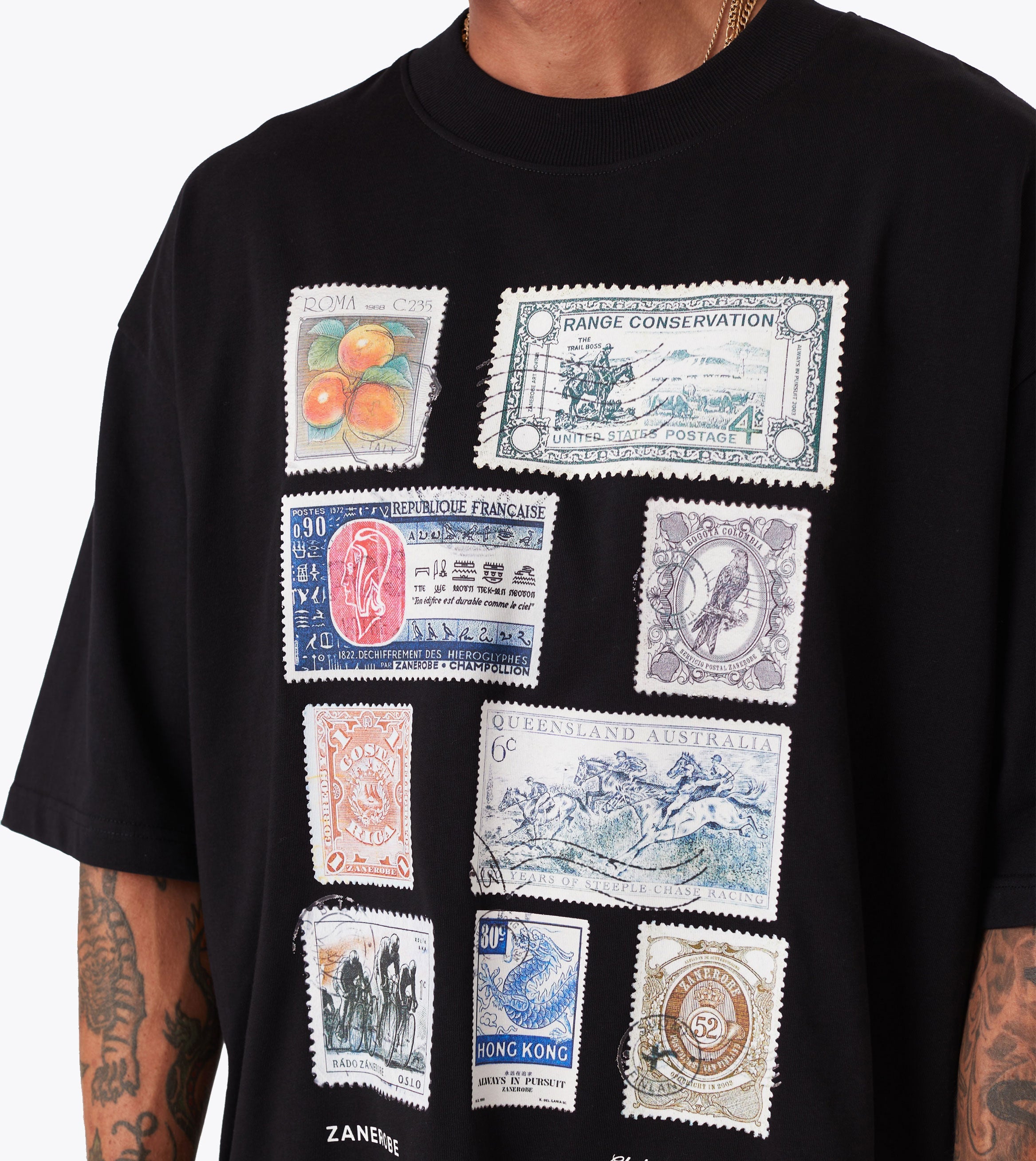 Stamps Flow Tee Black