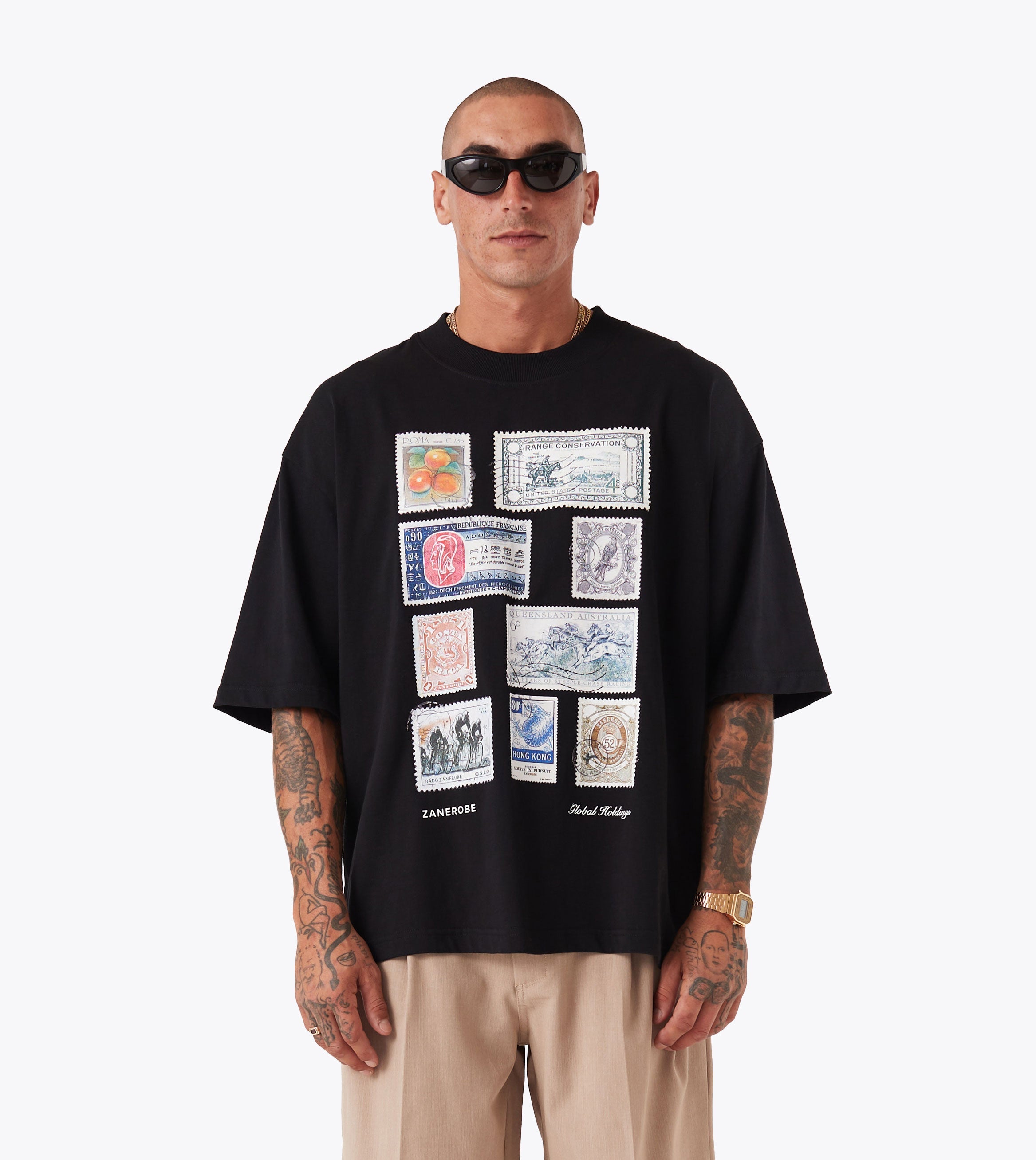 Stamps Flow Tee Black