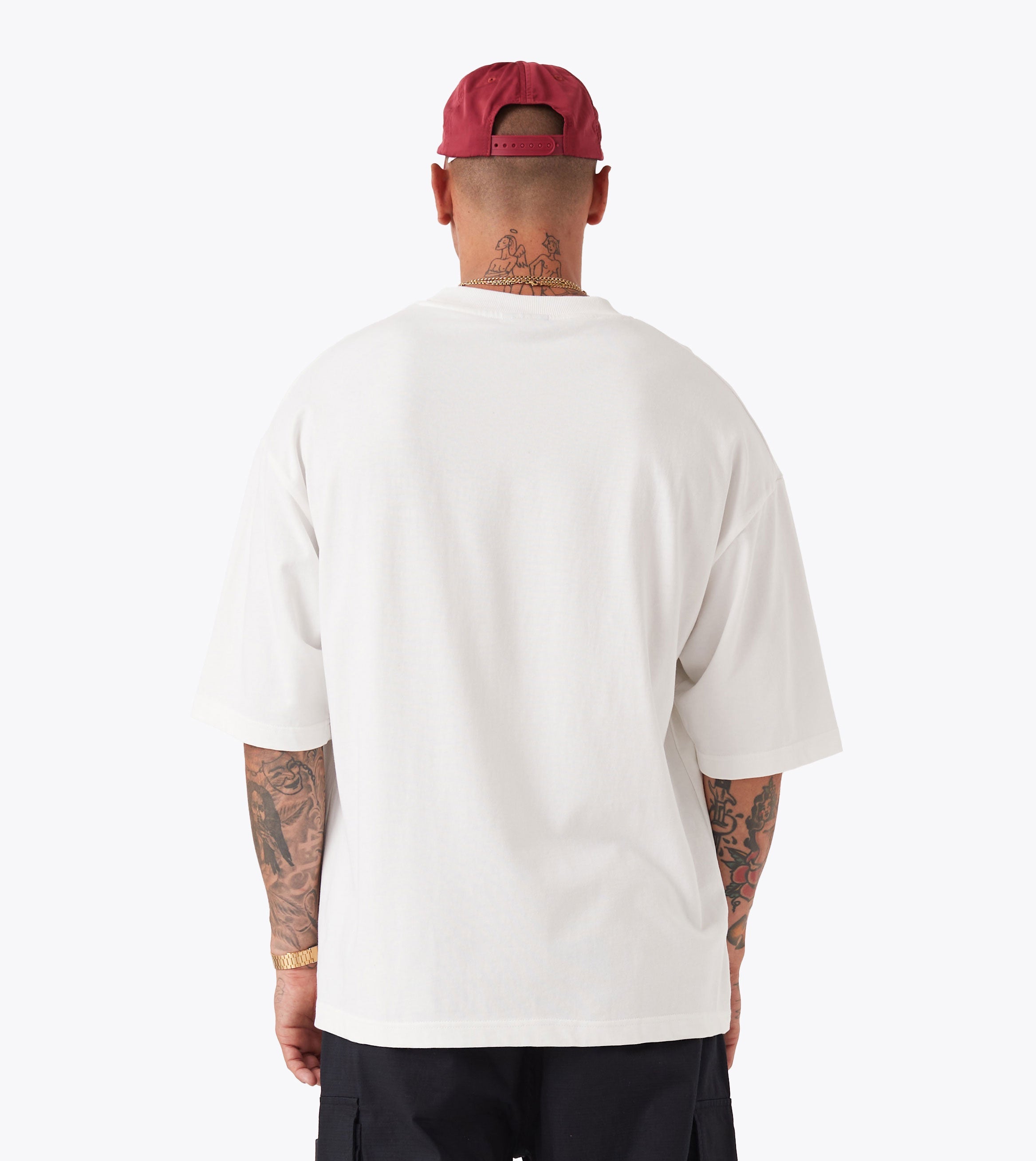 Stamps Flow Tee Vintage White