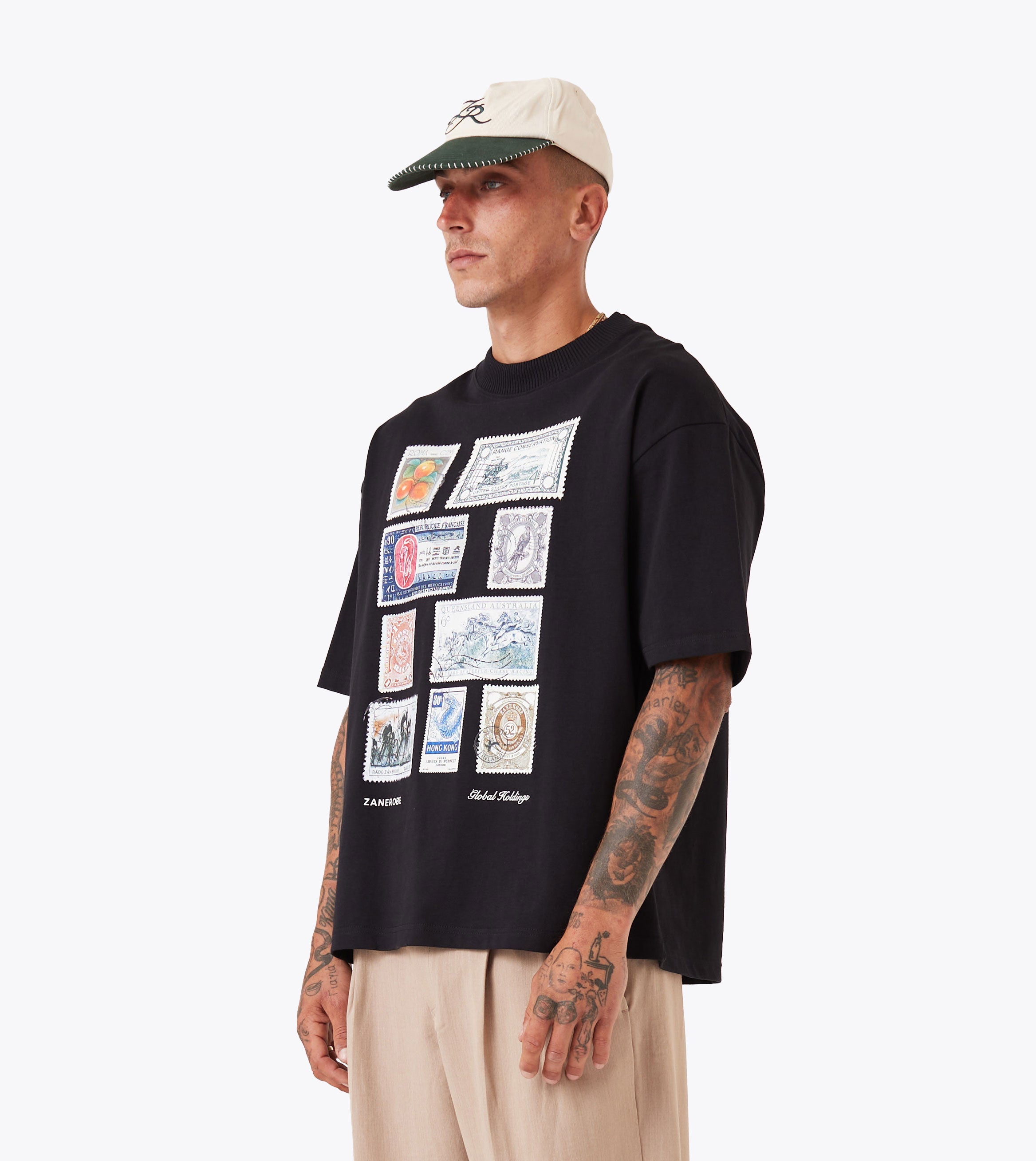 Stamps Lounge Tee Black