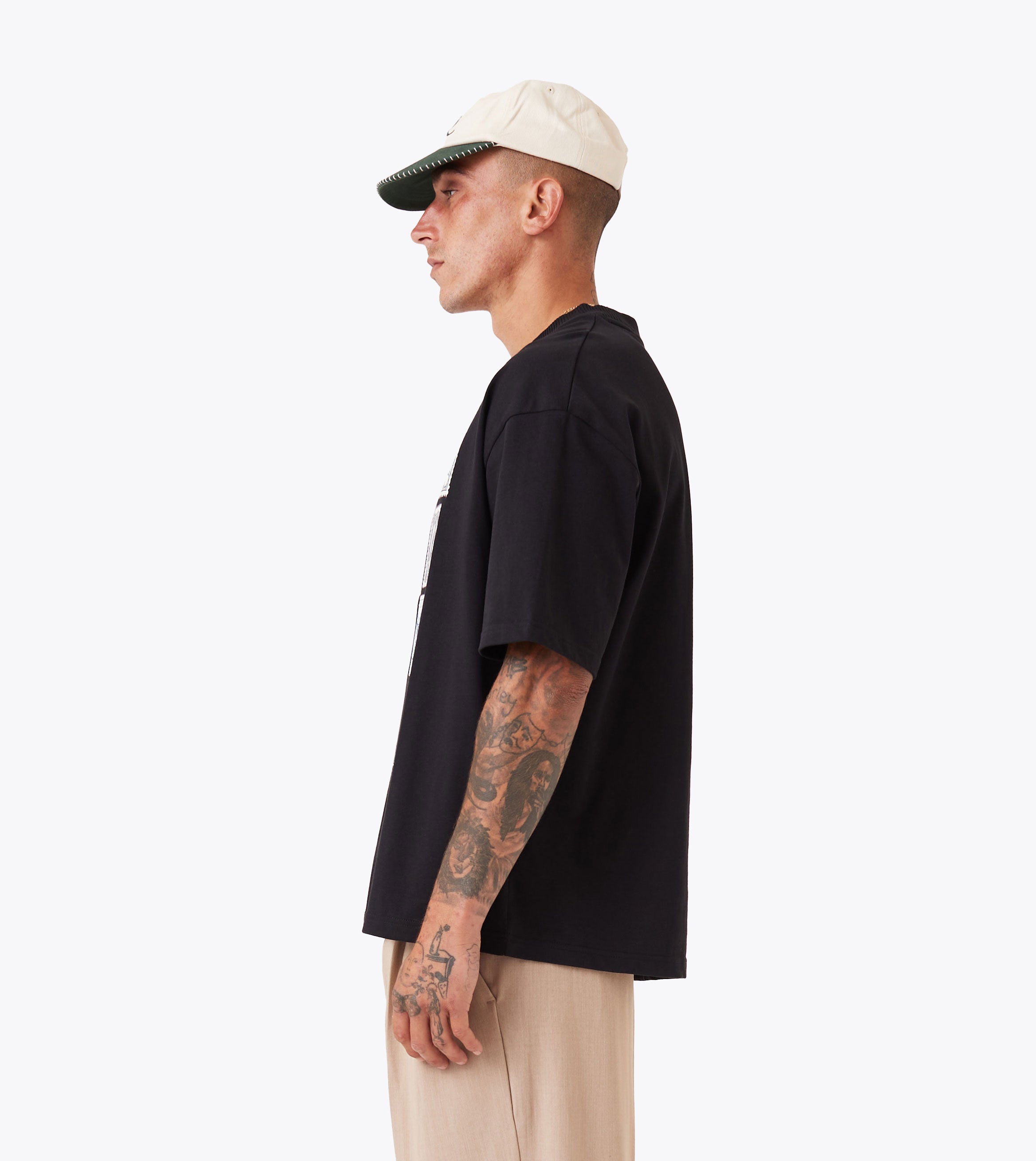 Stamps Lounge Tee Black