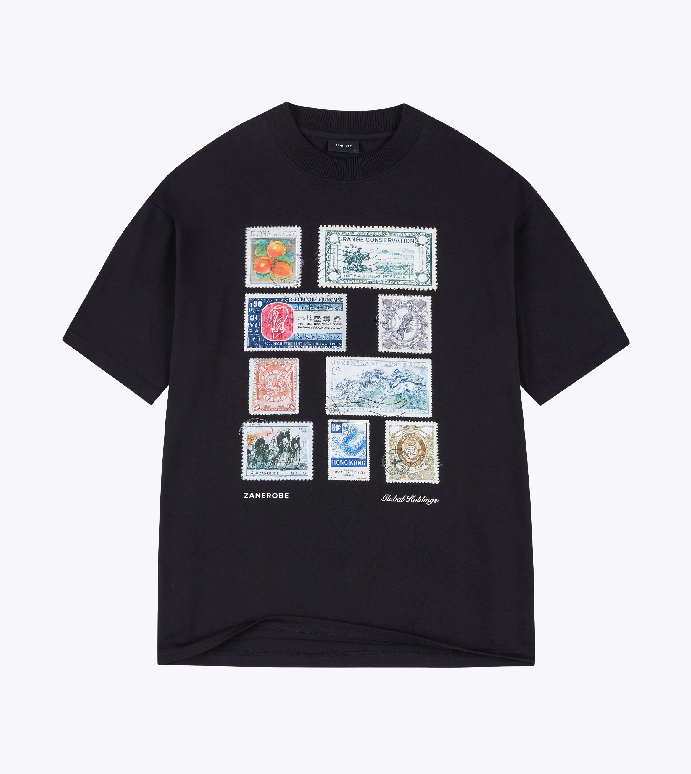 Stamps Lounge Tee Black