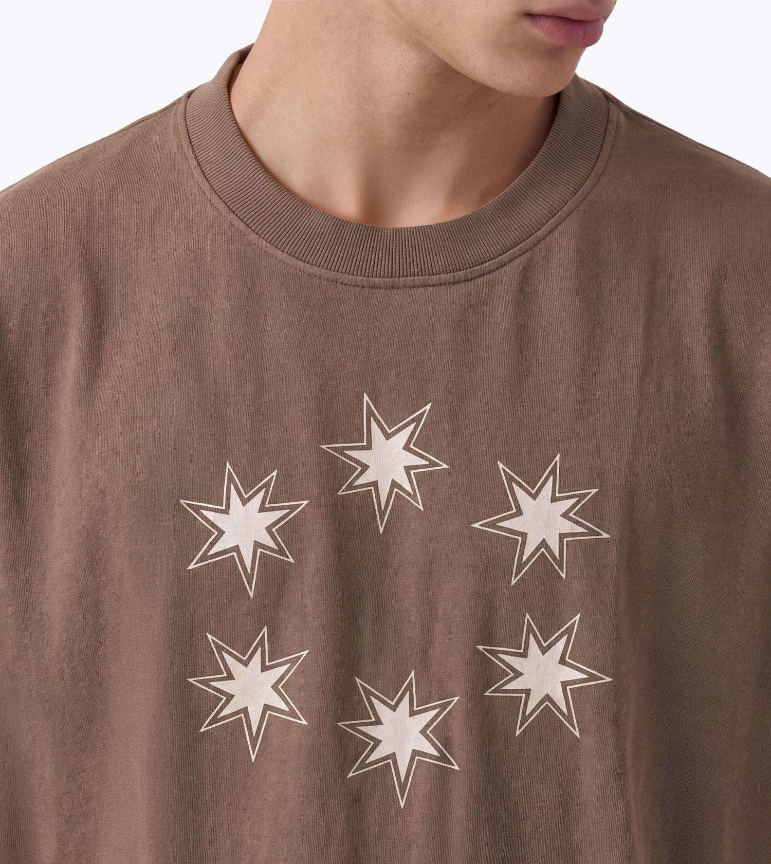 Star Sign Flow Tee GD Choc