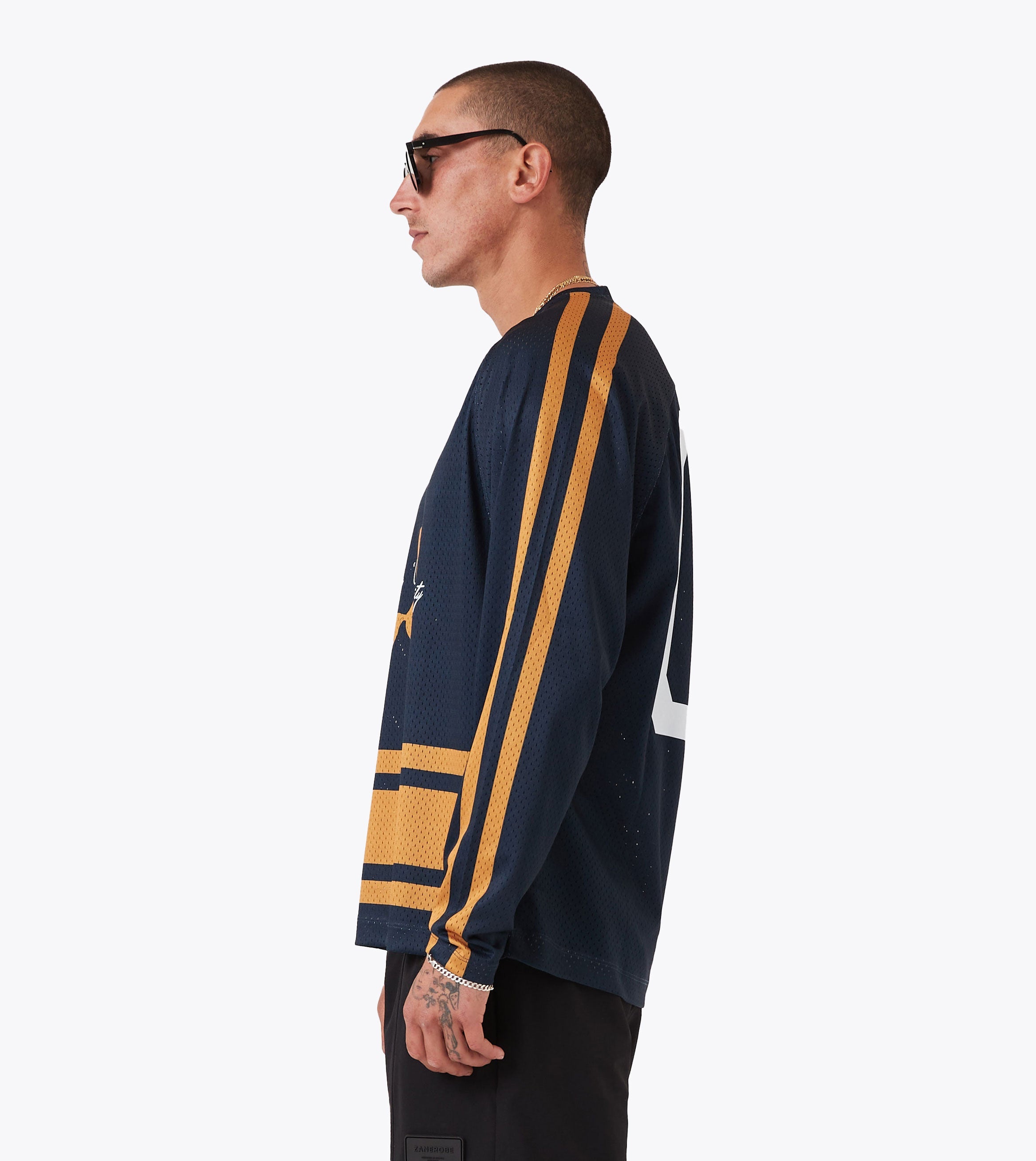 Steed Hockey Jersey Navy/Gold