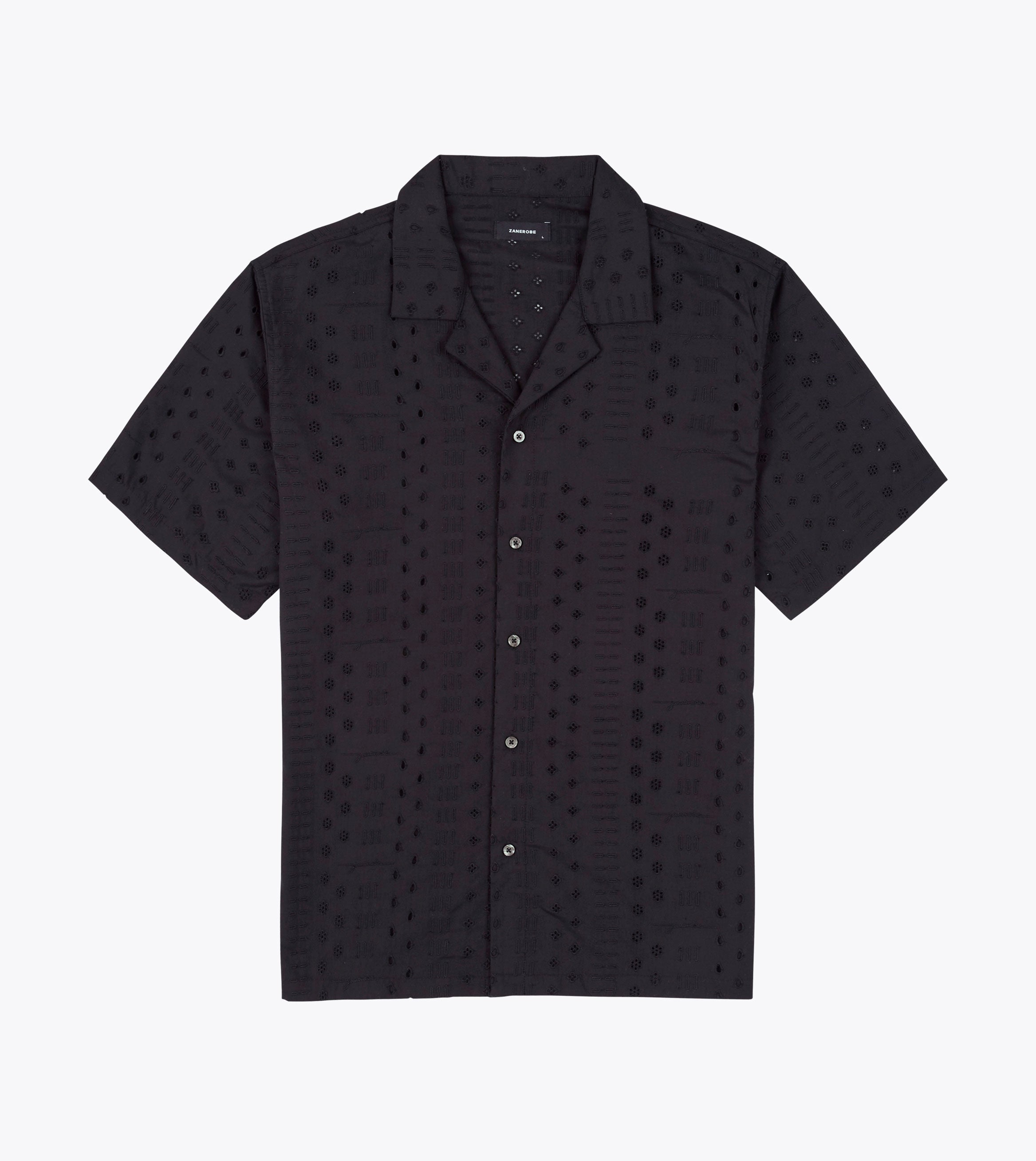 Stitch Holiday SS Shirt Black