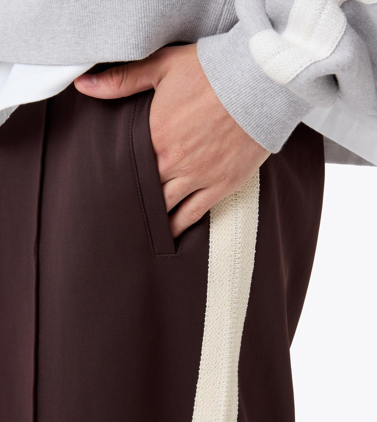 Stitched Football Mega Pant Choc - Coming Soon