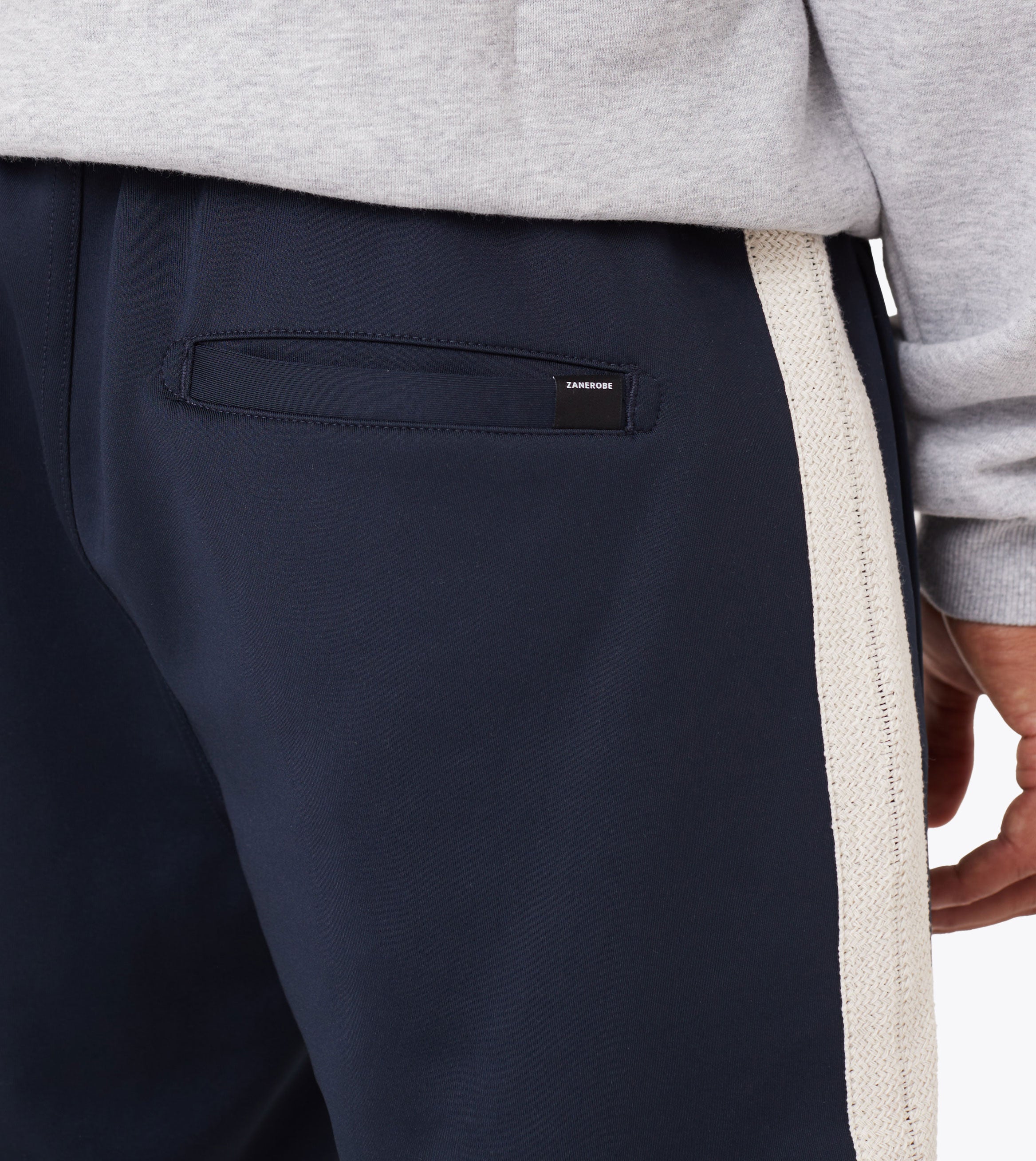 Stitched Football Trackpant Indigo