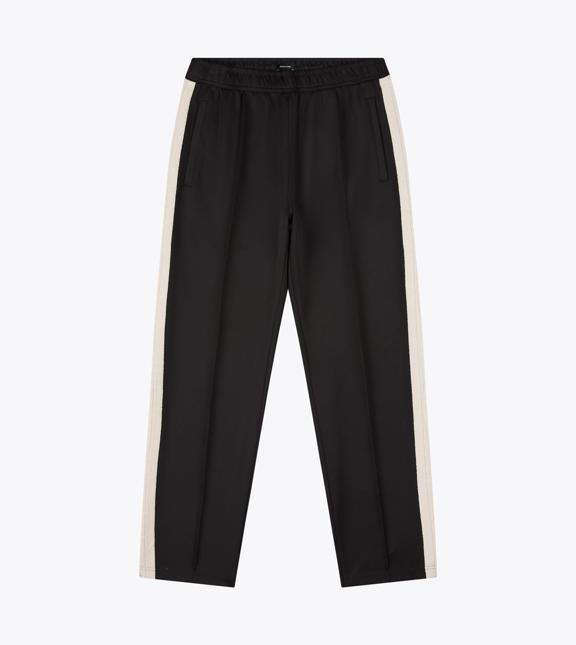 Stitched Football Trackpant Black