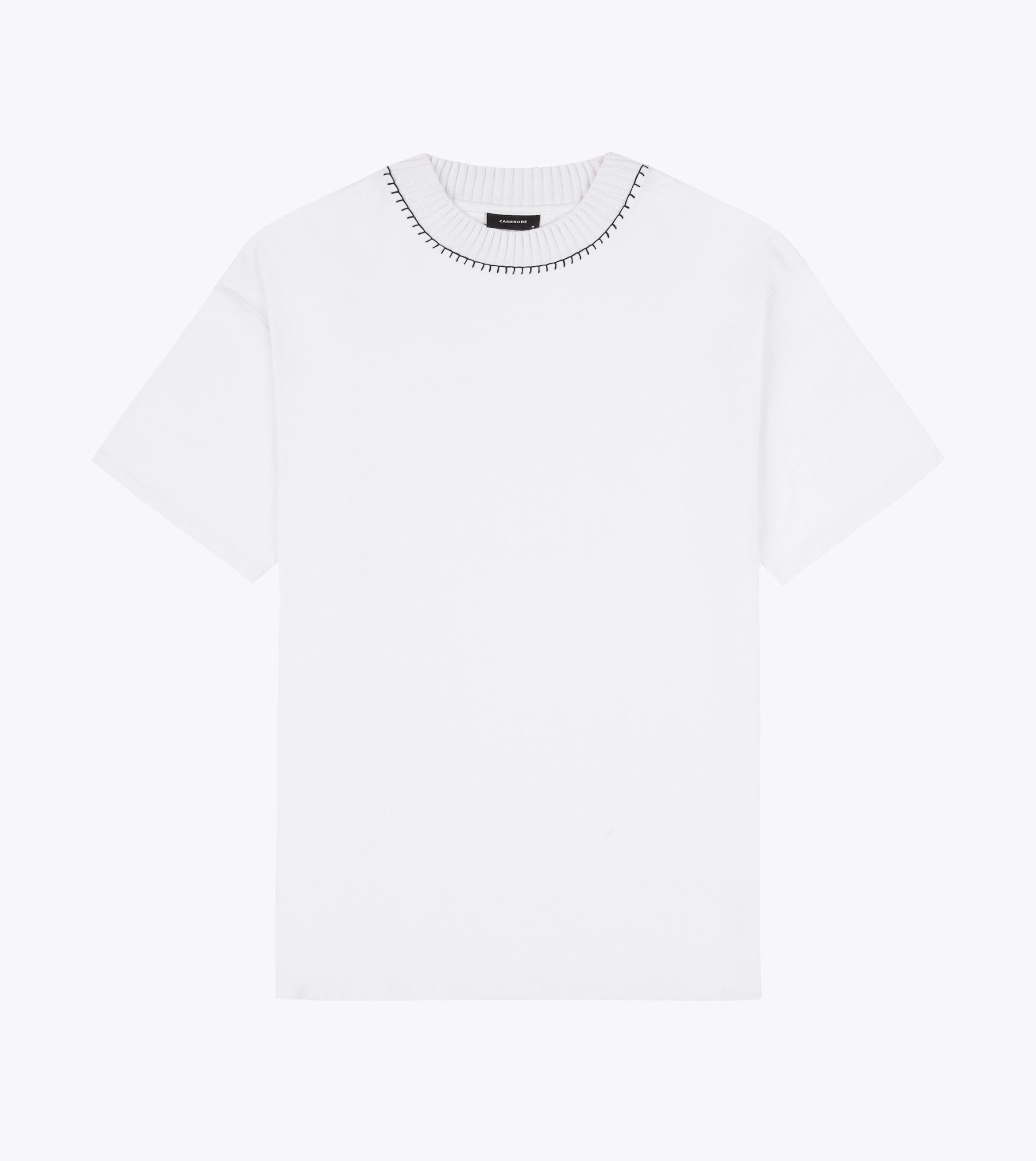 Stitched Lounge Tee White
