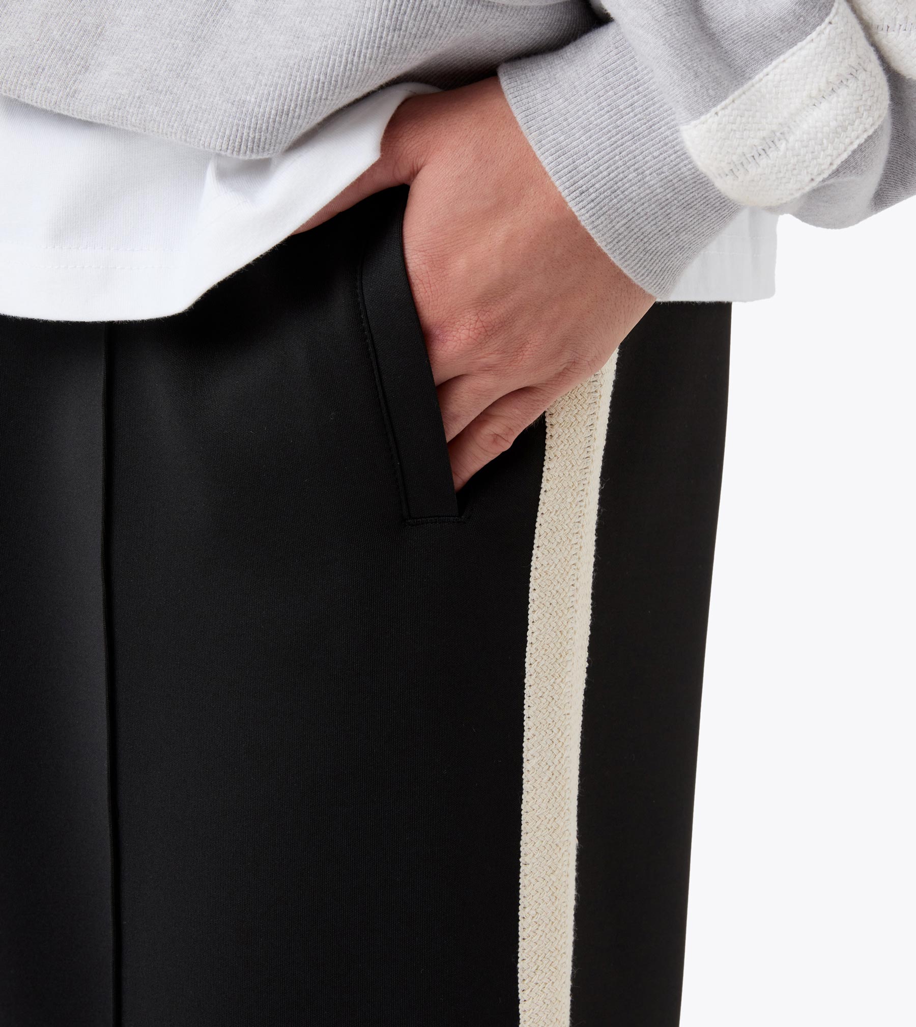 Stitched Football Mega Pant Black
